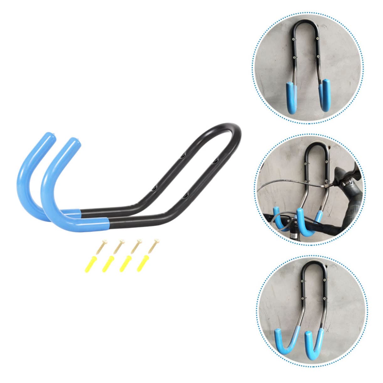 CORHAD Bike Wall Mount Rack - Heavy Duty Garage Bike Storage Hanger for Multiple Bikes | Space Saving Vertical Bike Parking Solution for Home, Apartment & Cycling Enthusiasts | Perfect for Indoor & Outdoor Bike Organization