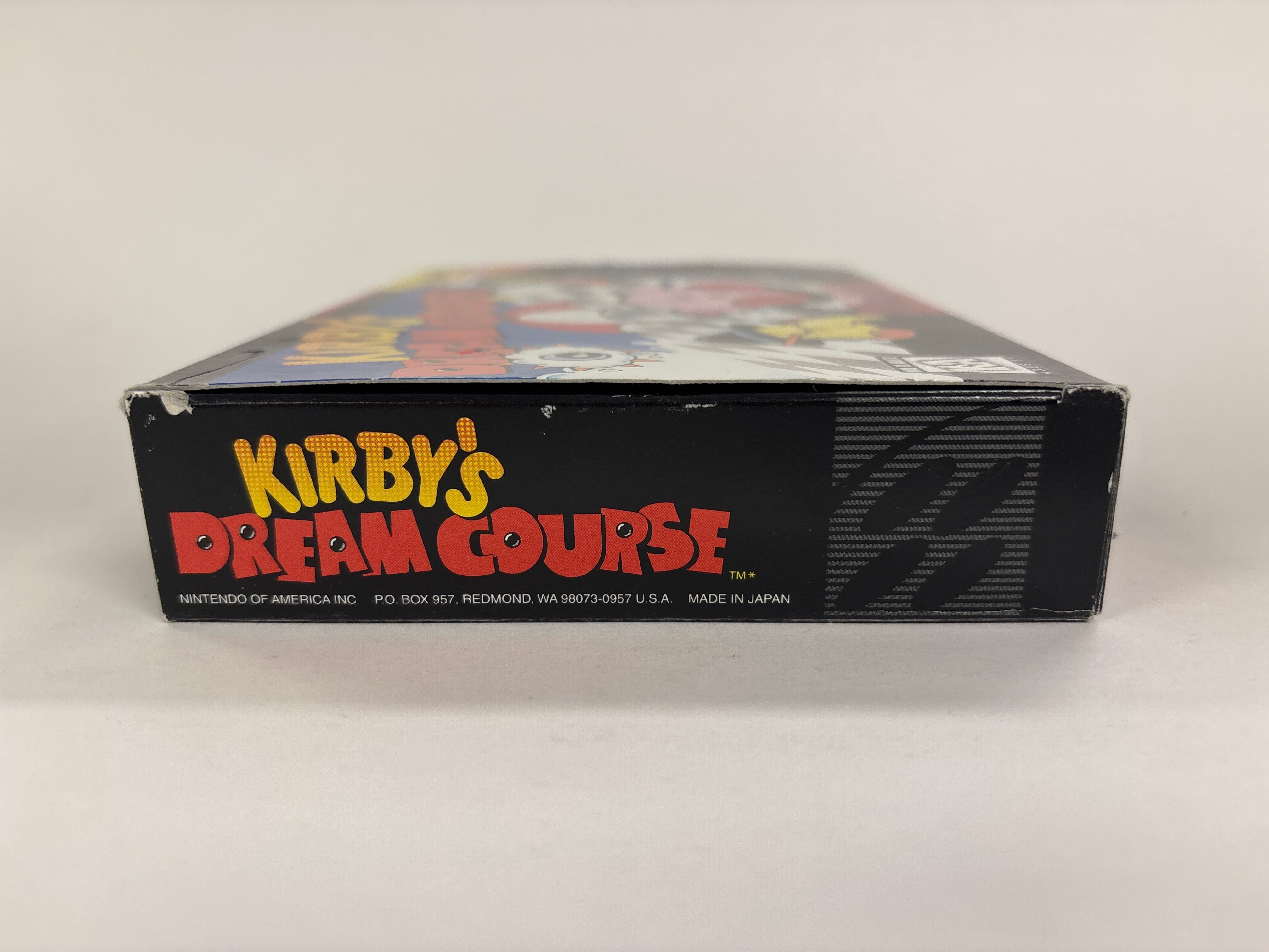 Kirby's Dream Course Super Nintendo SNES Box & Manual Only (No Game Included) - Perfect for Collectors & Retro Gaming Display