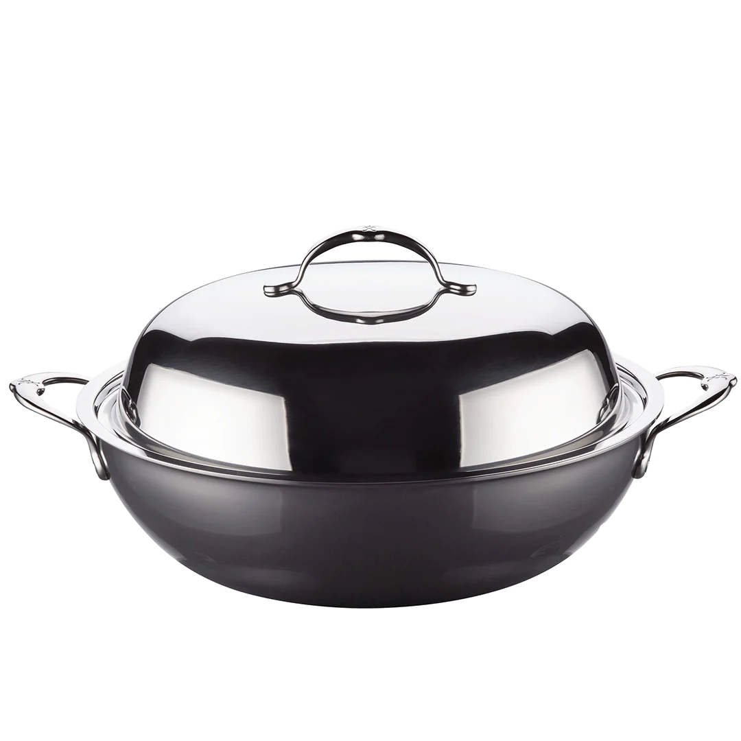 Nano Bond Wok - Non-Stick Carbon Steel Wok Pan for Stir Frying, Sautéing & Deep Frying - Perfect for Asian Cooking, Home Kitchen & Restaurant Use