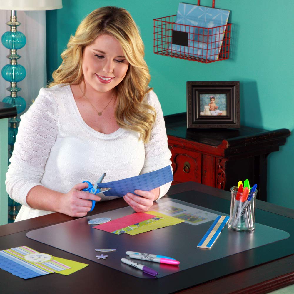 ES Robbins Everlife Clear Desk Pad 19