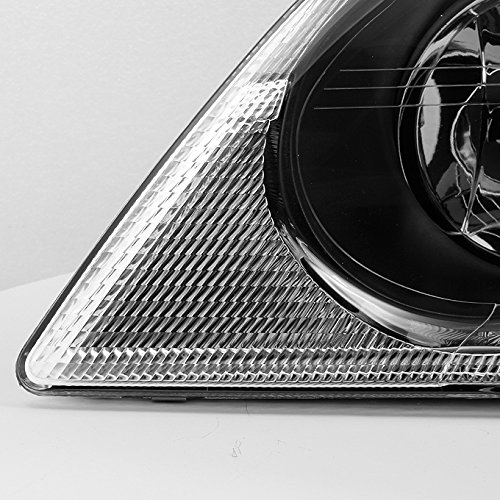AKKON Black Bezel Headlights Replacement for Chrysler Pacifica SUV - Left & Right Pair - Durable Front Lamps for Night Driving & Off-Road Adventures