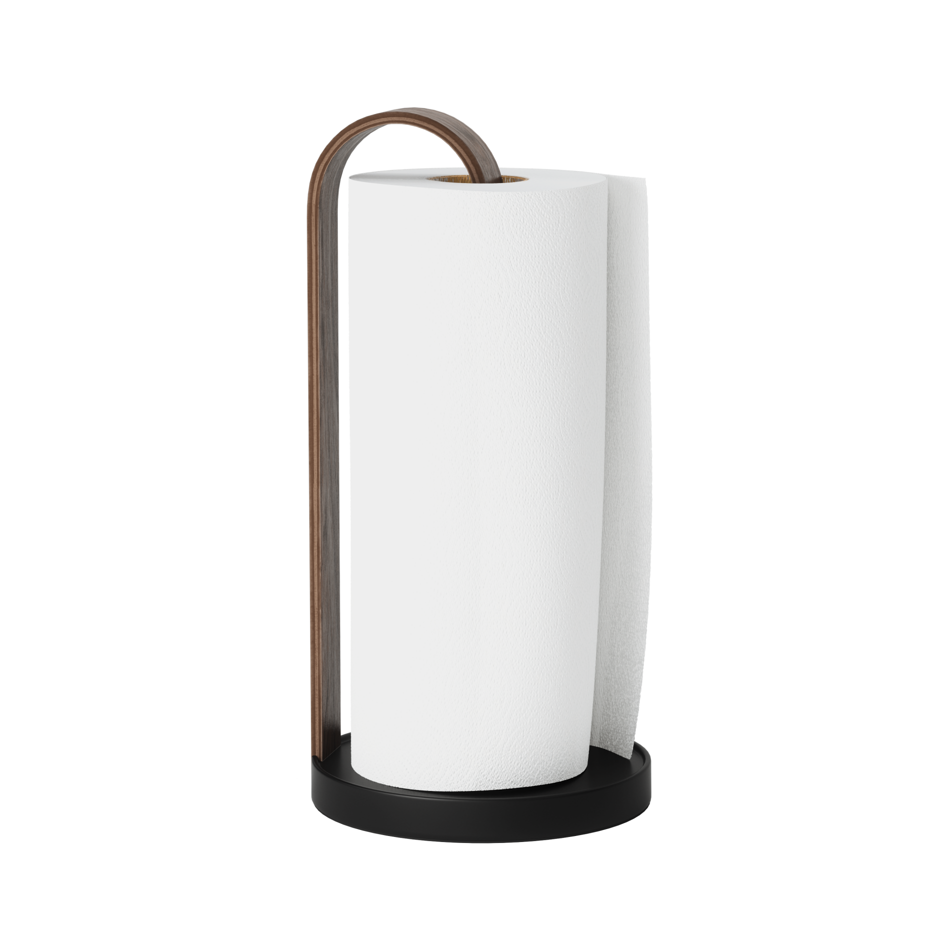 Bellwood Stainless Steel Paper Towel Holder - Wall Mount or Countertop, Rustproof & Durable for Kitchen, Bathroom, Office - Perfect for Easy Access to Paper Towels