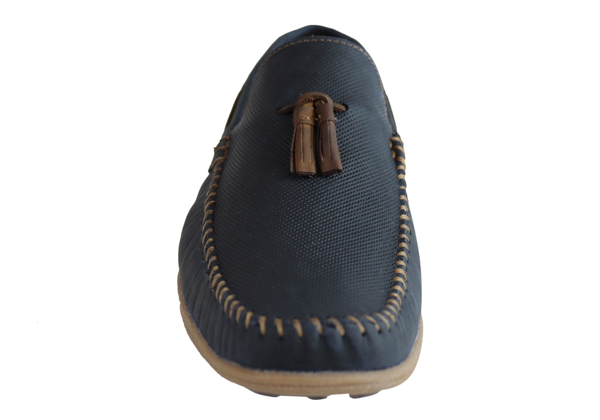 Ferricelli Enzo Men's Comfortable Leather Casual Loafers - Handmade in Brazil - Perfect for Business Casual & Weekend Outings