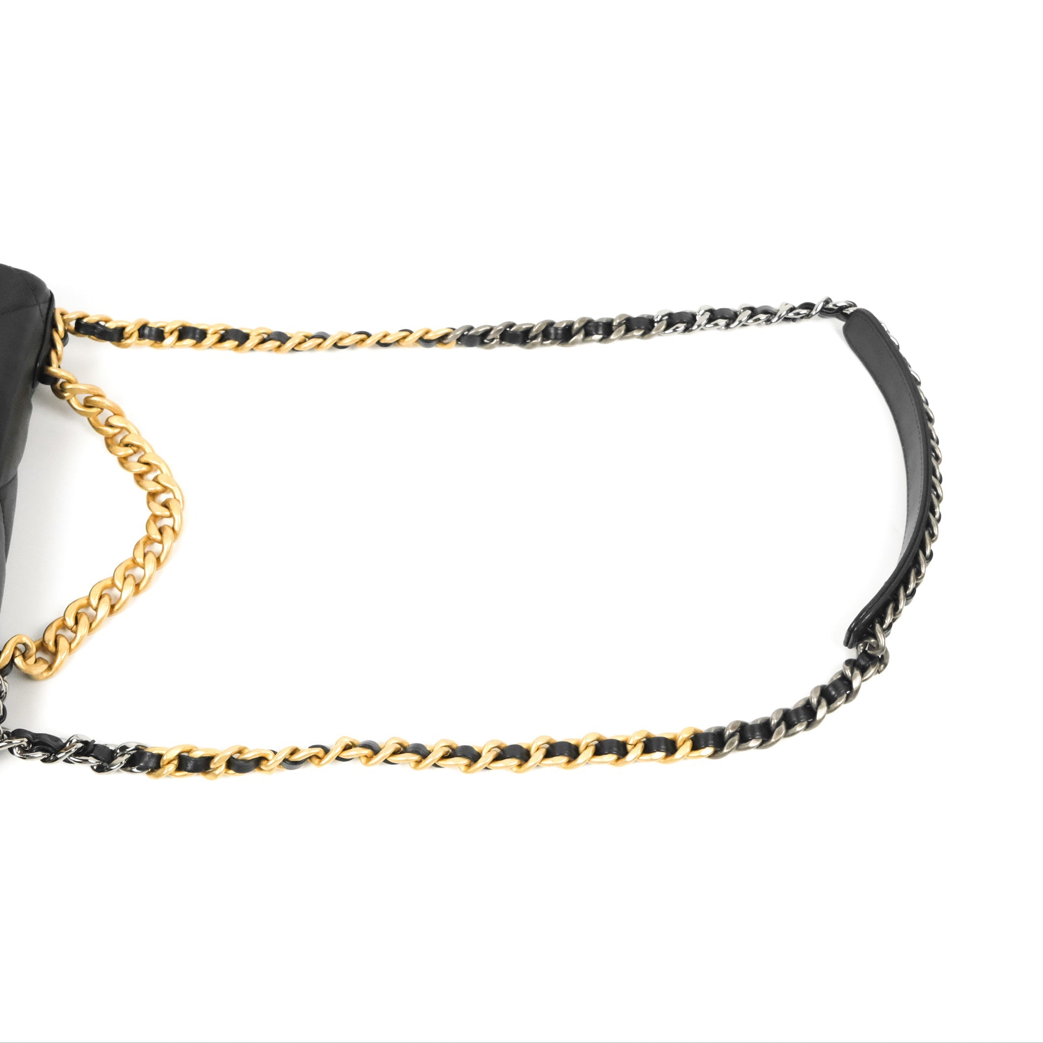 Chanel 19 Small Black Goatskin Leather Shoulder Bag with Mixed Metal Hardware - Perfect for Everyday Luxury & Evening Events