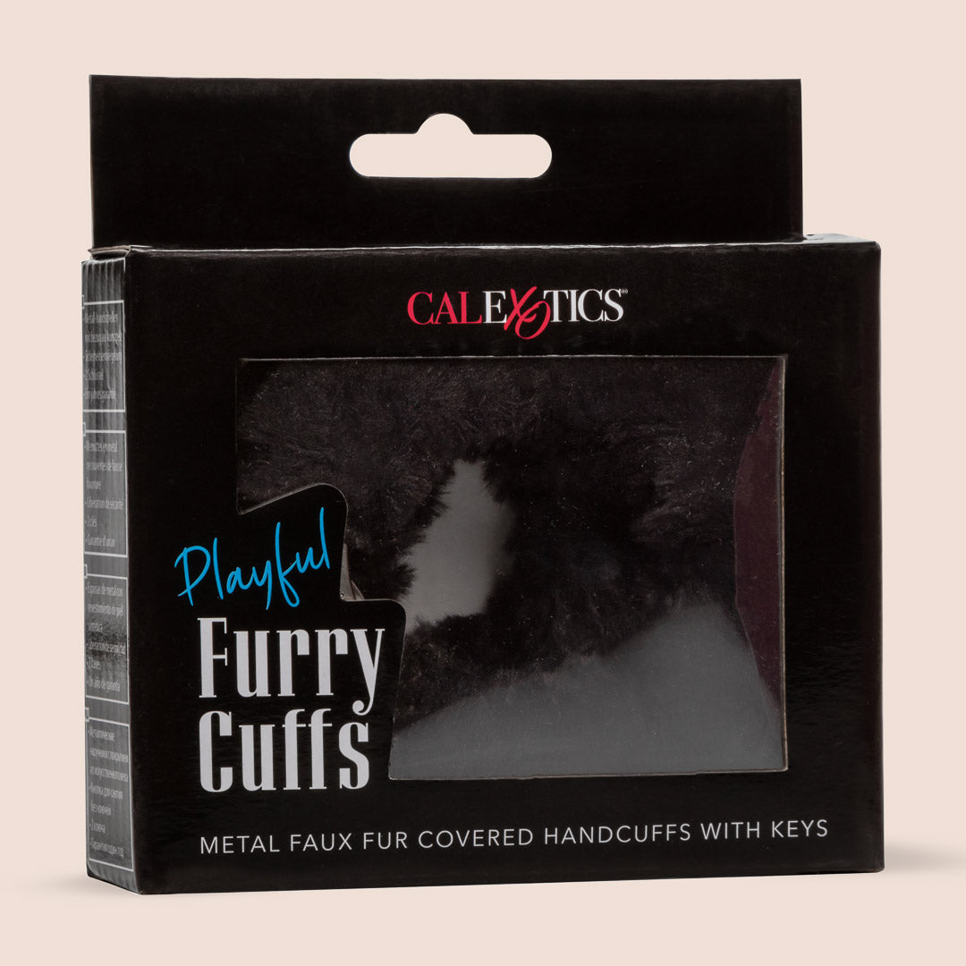 Playful Furry Handcuffs - Soft Fluffy Cuffs for Couples, Roleplay, and Fun - Perfect for Valentine's Day, Bachelorette Parties, and Spicing Up Your Relationship