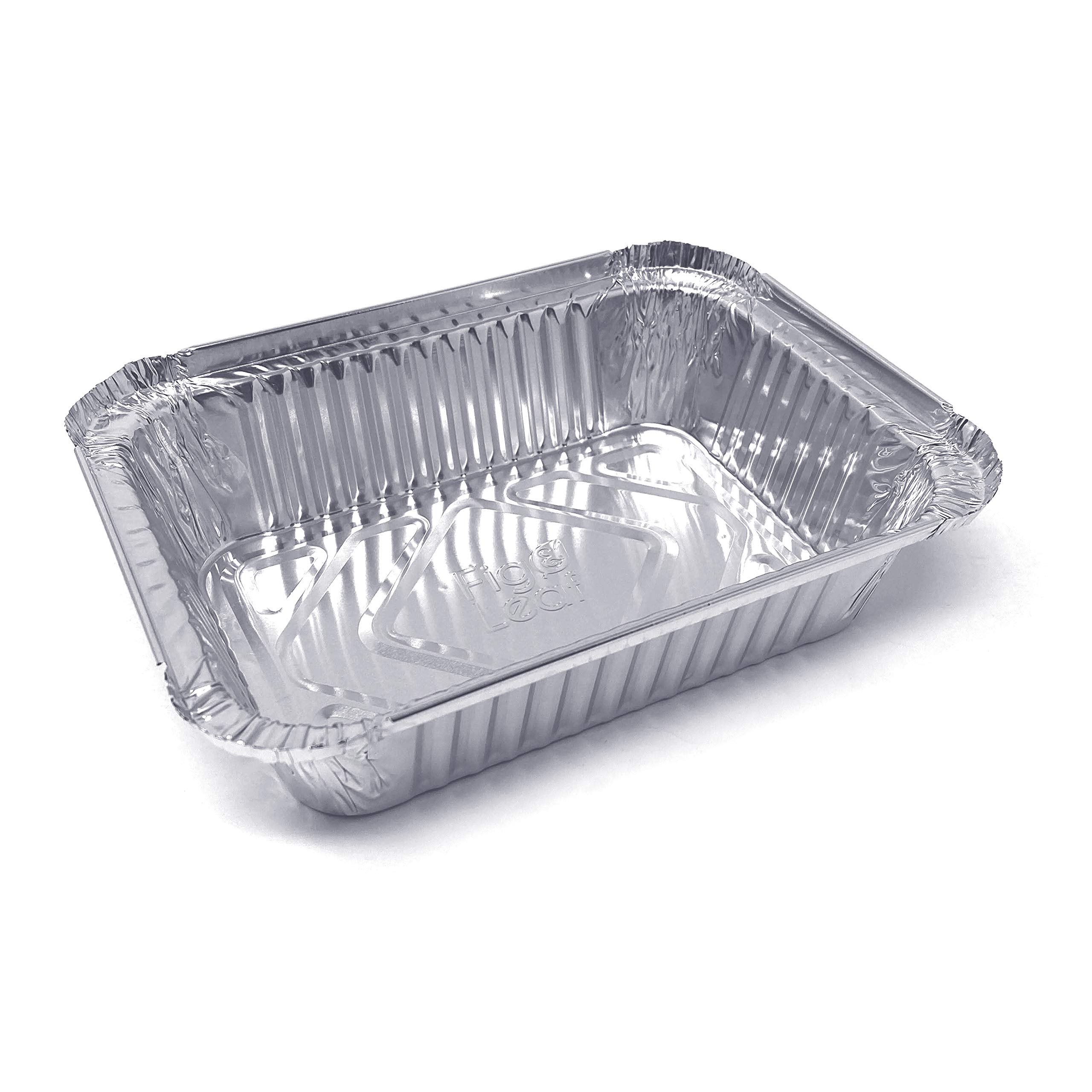 480-Pack Premium 1.5-LB Heavy Duty Disposable Aluminum Foil Takeout Pans with Lids - 7