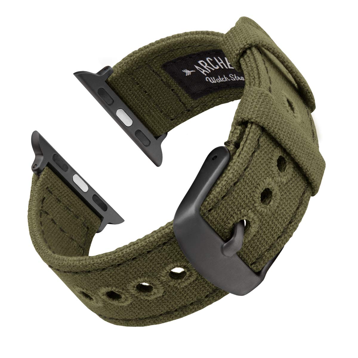 Premium Canvas Watch Bands for Apple Watch - Durable & Comfortable Replacement Straps for Series 1-9 - Perfect for Outdoor, Workout & Everyday Use