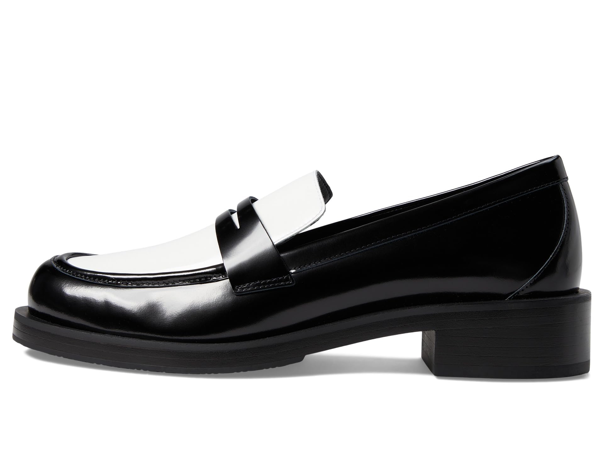 Stuart Weitzman Palmer Bold Loafer - Women's Leather Slip-On Shoes for Work & Business | Comfortable & Stylish Office Flats | Perfect for Professional Women, Business Trips & Formal Occasions