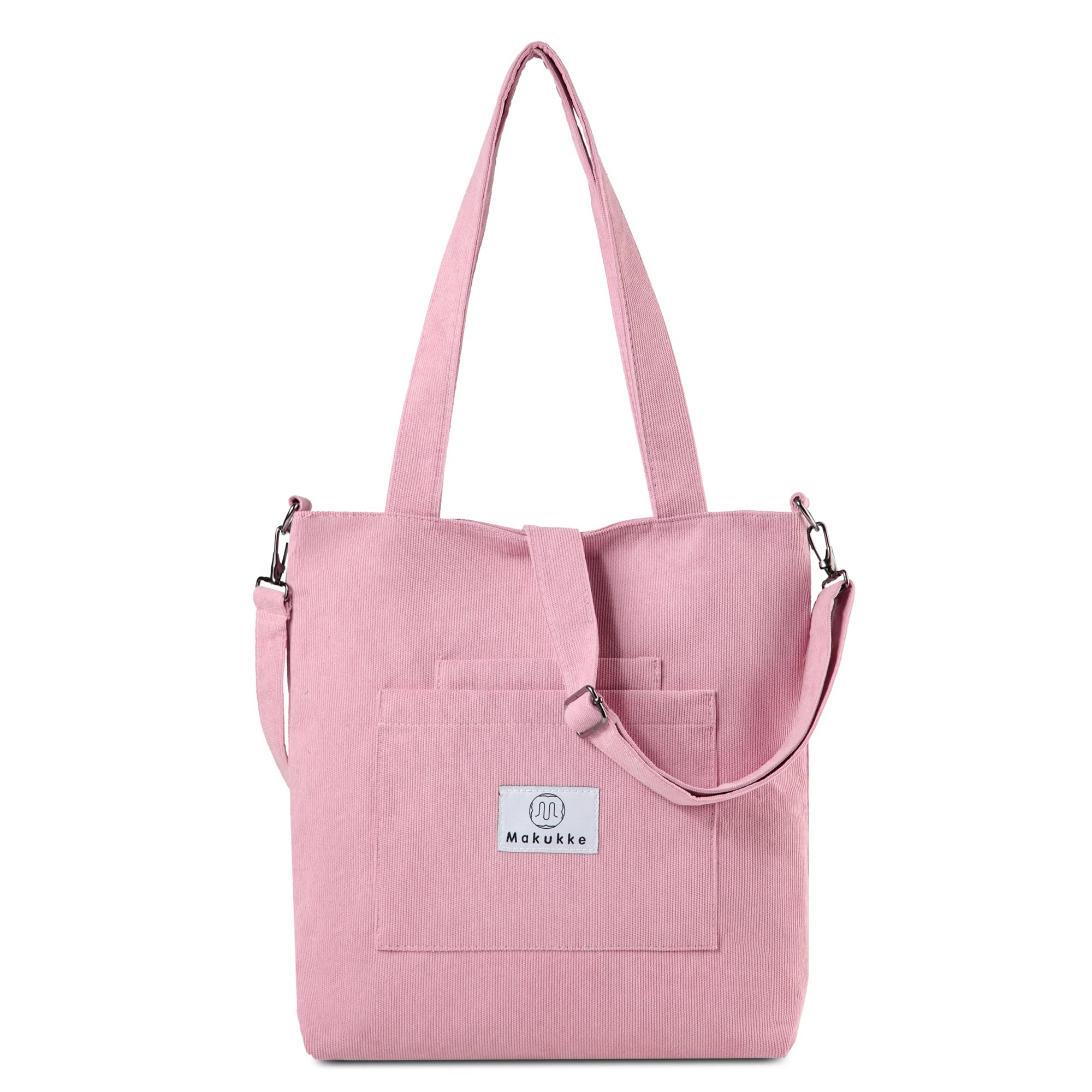 Stylish Makukke Corduroy Tote Bag for Women - Large Capacity Shoulder Hobo Purse & Crossbody Handbag | Perfect for Shopping, Work, Travel & Daily Use