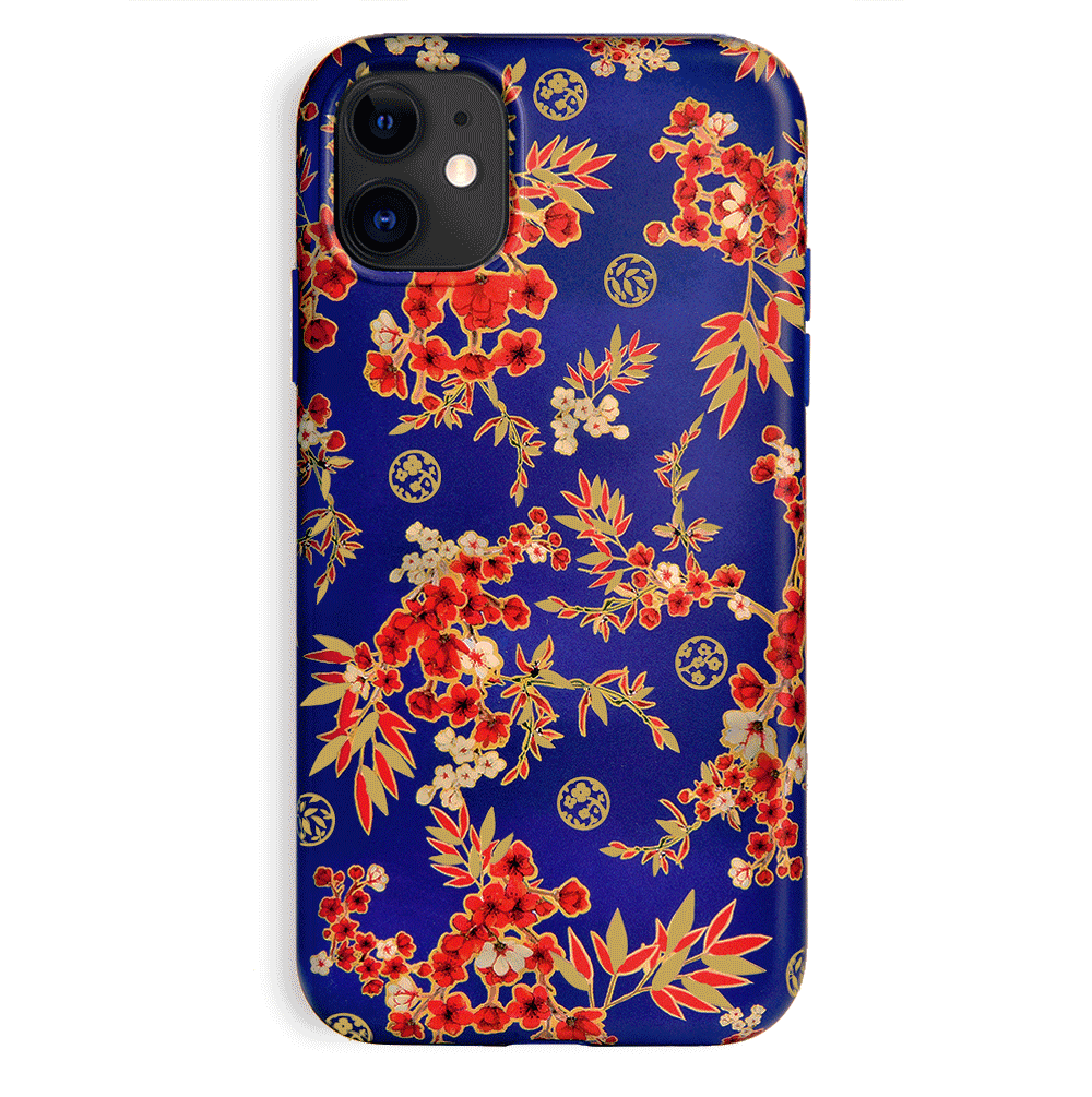 Cherry Blossom Floral Pattern iPhone Case - Elegant Spring Design for iPhone 13/14/15 Pro Max - Perfect for Spring Outfits & Photography