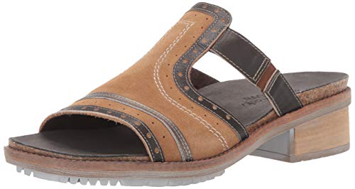 Nifty Riveted Slide Sandal for Women - Comfortable Summer Casual Shoes with Adjustable Straps - Perfect for Beach, Pool, and Vacation Outfits