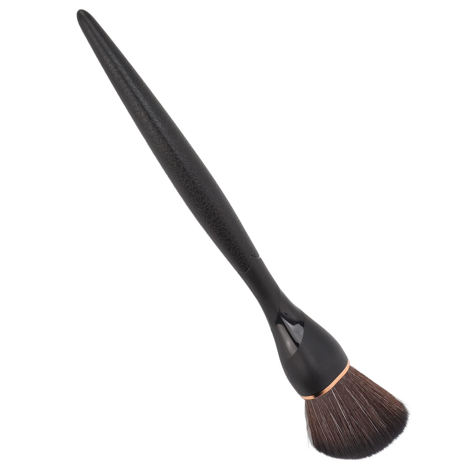 Premium Blending Brush for Flawless Makeup - Soft & Dense Synthetic Fiber Foundation Brush for Even Application (Black) | Perfect for Contouring, Highlighting & Seamless Blending