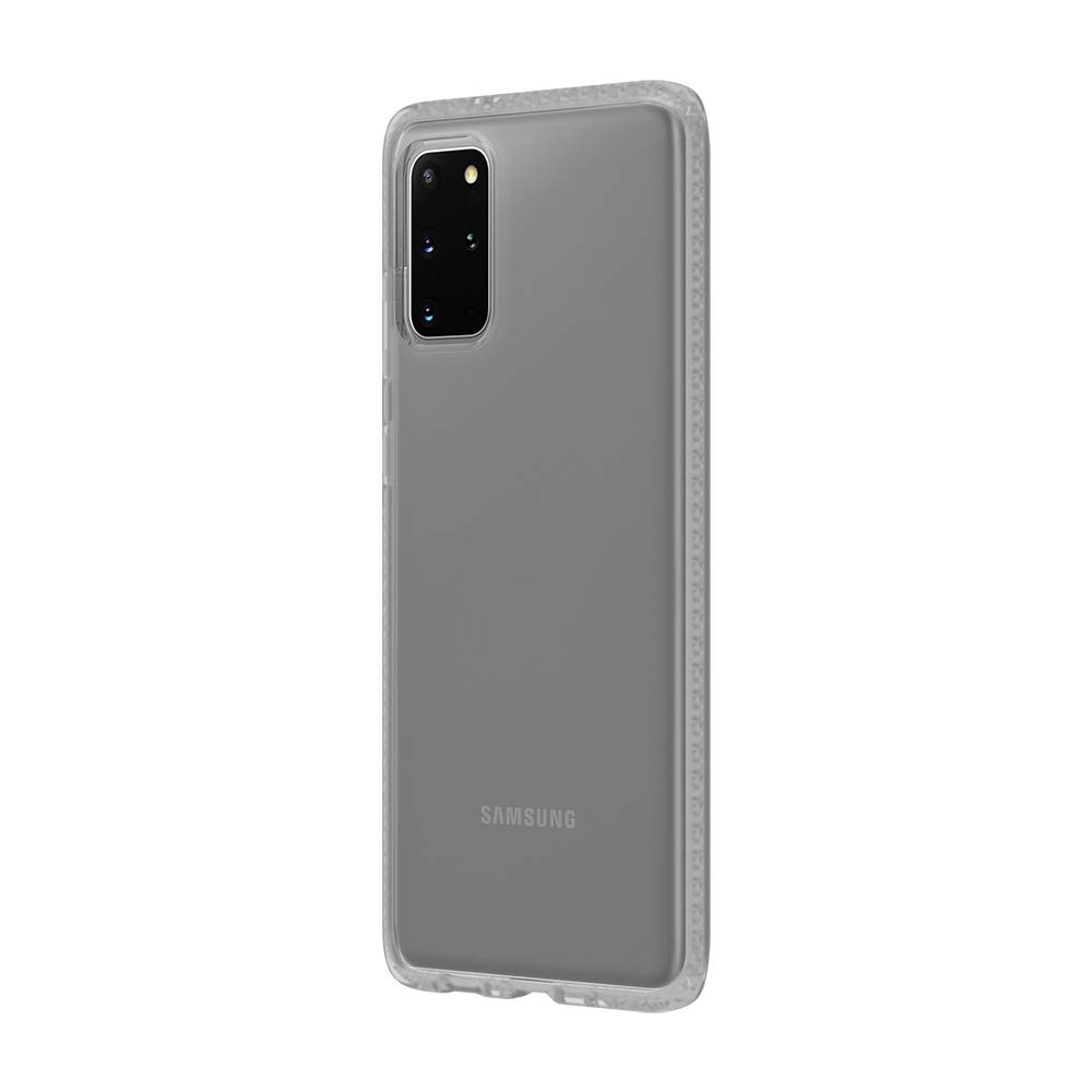 **Samsung Galaxy S20+ Military-Grade Clear Phone Case - Griffin Survivor Thin Shockproof Qi Wireless Charging Compatible Protective Cover (Transparent) for Outdoor, Travel & Daily Use**