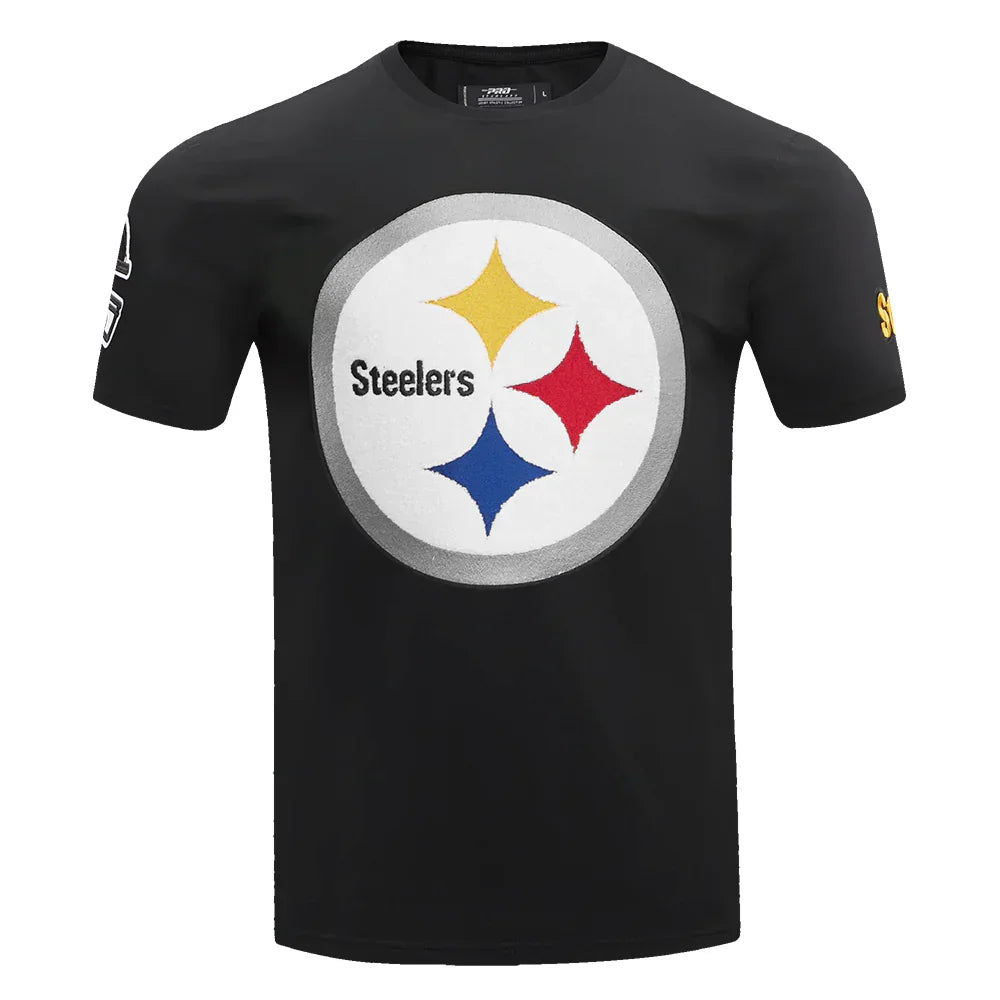 Pittsburgh Steelers Mash Up Chenille Tee Shirt for Men - Pro Standard NFL Fan Jersey - Perfect for Game Day, Tailgating & Sports Events