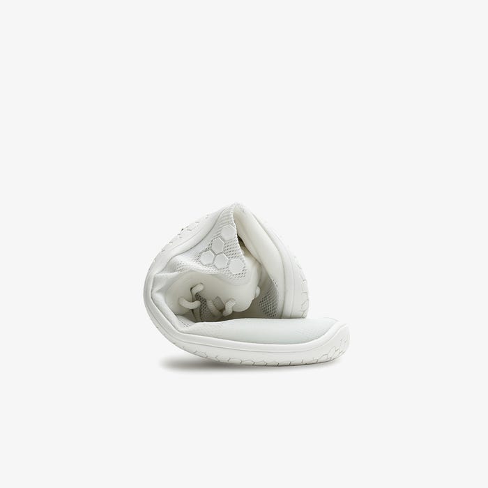 Vivobarefoot Women's Primus Lite III Barefoot Shoes - Breathable Minimalist Sneakers for Running & Gym - Bright White | Perfect for Trail Running, Cross Training & Everyday Wear