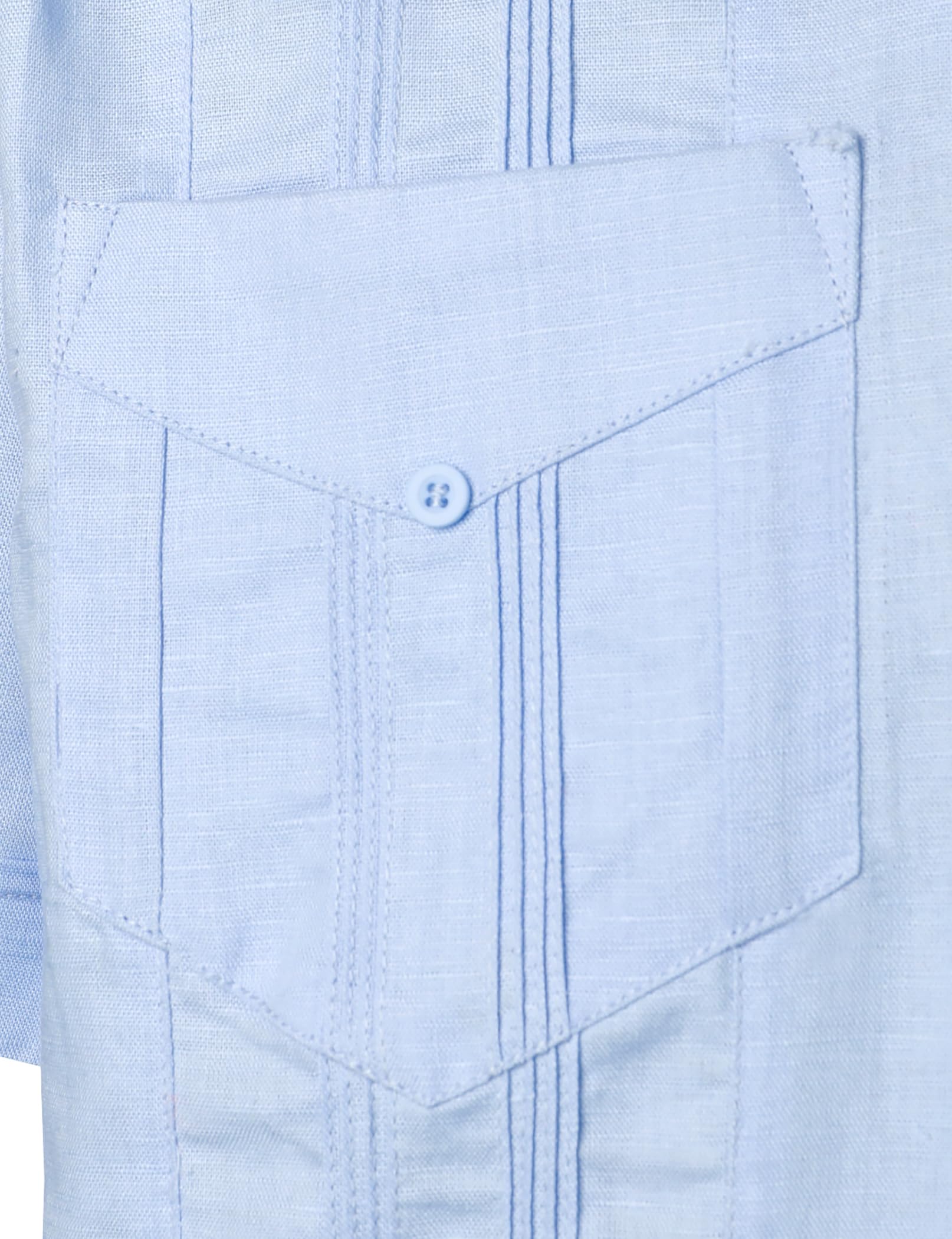 VATPAVE Men's Linen Cuban Guayabera Shirt - Breathable Short Sleeve Button Down Casual Shirt for Summer | Beach Wedding, Vacation & Tropical Outfit