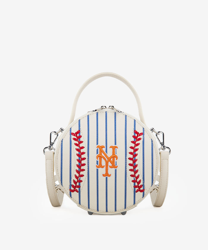 MLB New York Mets Mini Canteen Crossbody Bag for Women & Men - Stylish Baseball Fan Accessory for Game Day, Travel & Everyday Use