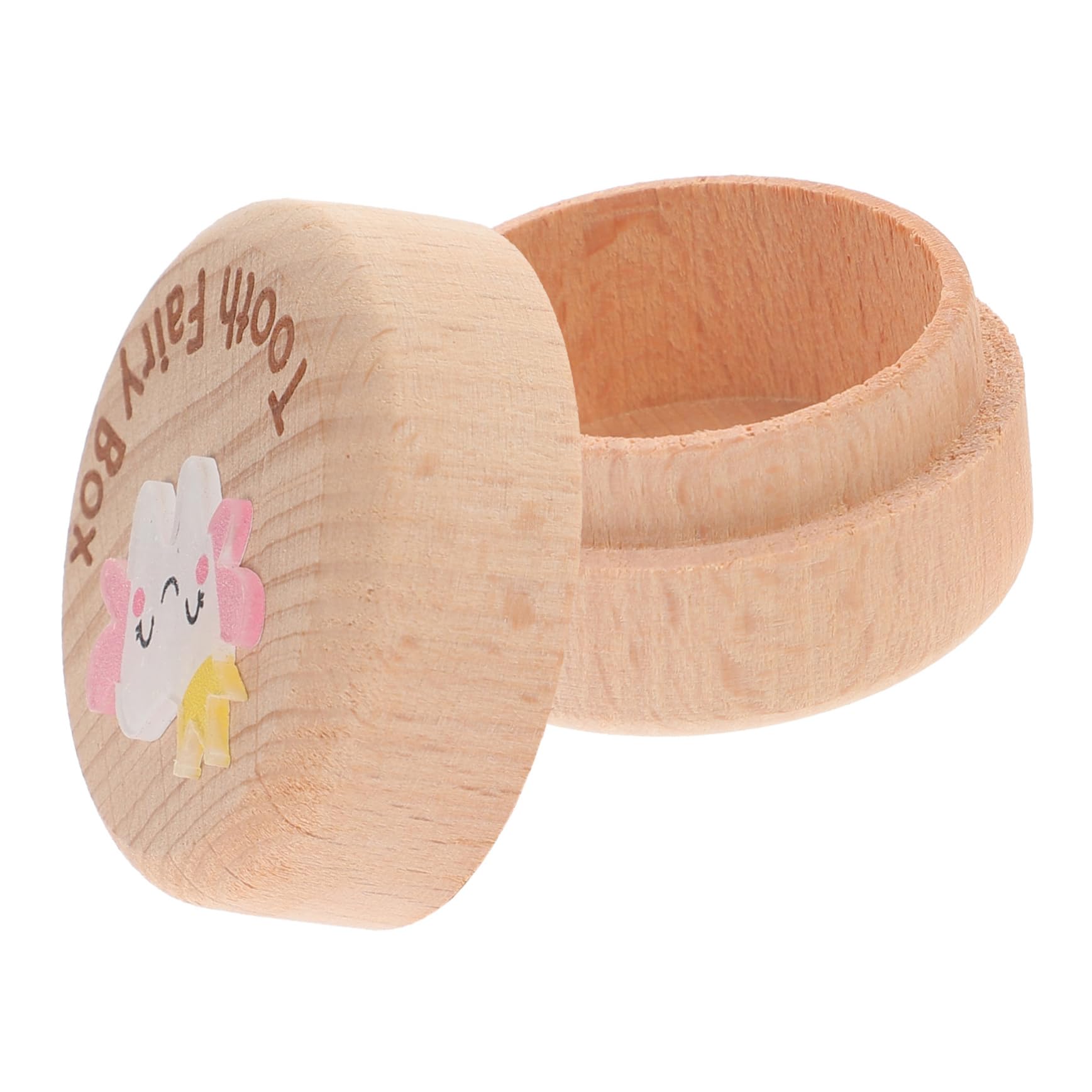 Hoement Wooden Tooth Holder Box for Kids - Organizer & Keepsake for Baby Teeth - Perfect for Tooth Fairy Gifts, Memory Box, and First Tooth Preservation