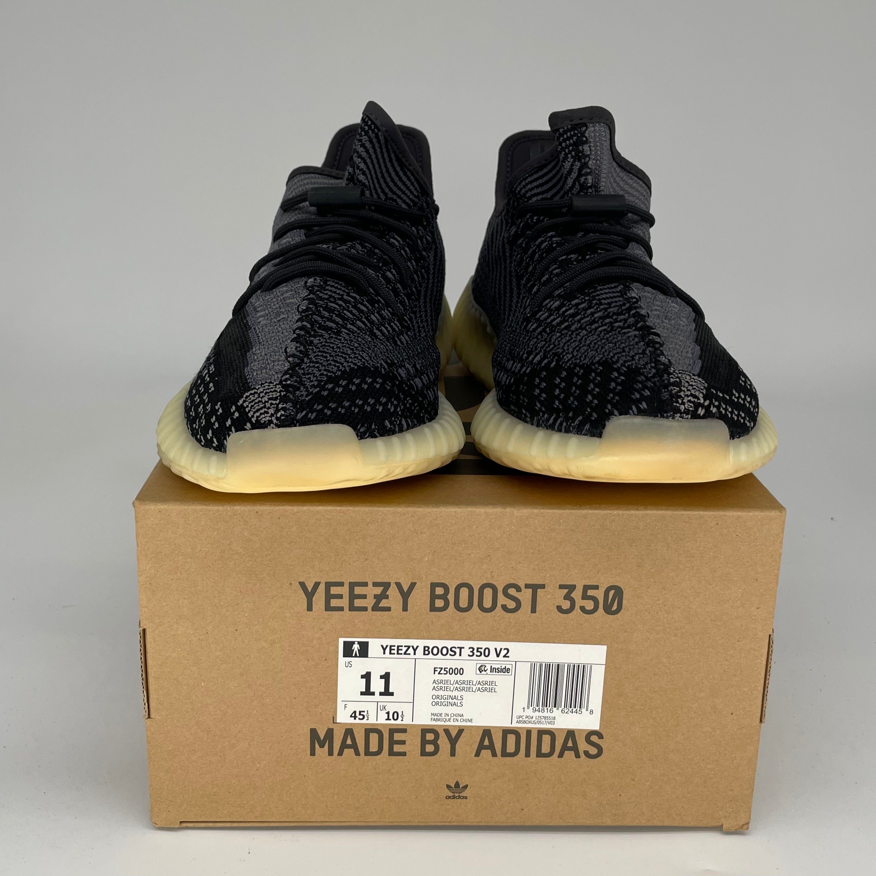 Adidas Yeezy Boost 350 V2 Carbon - Men's Size 11 Running Shoes | Lightweight & Comfortable Sneakers for Jogging, Gym Workouts & Casual Wear (Style Code: FZ5000)