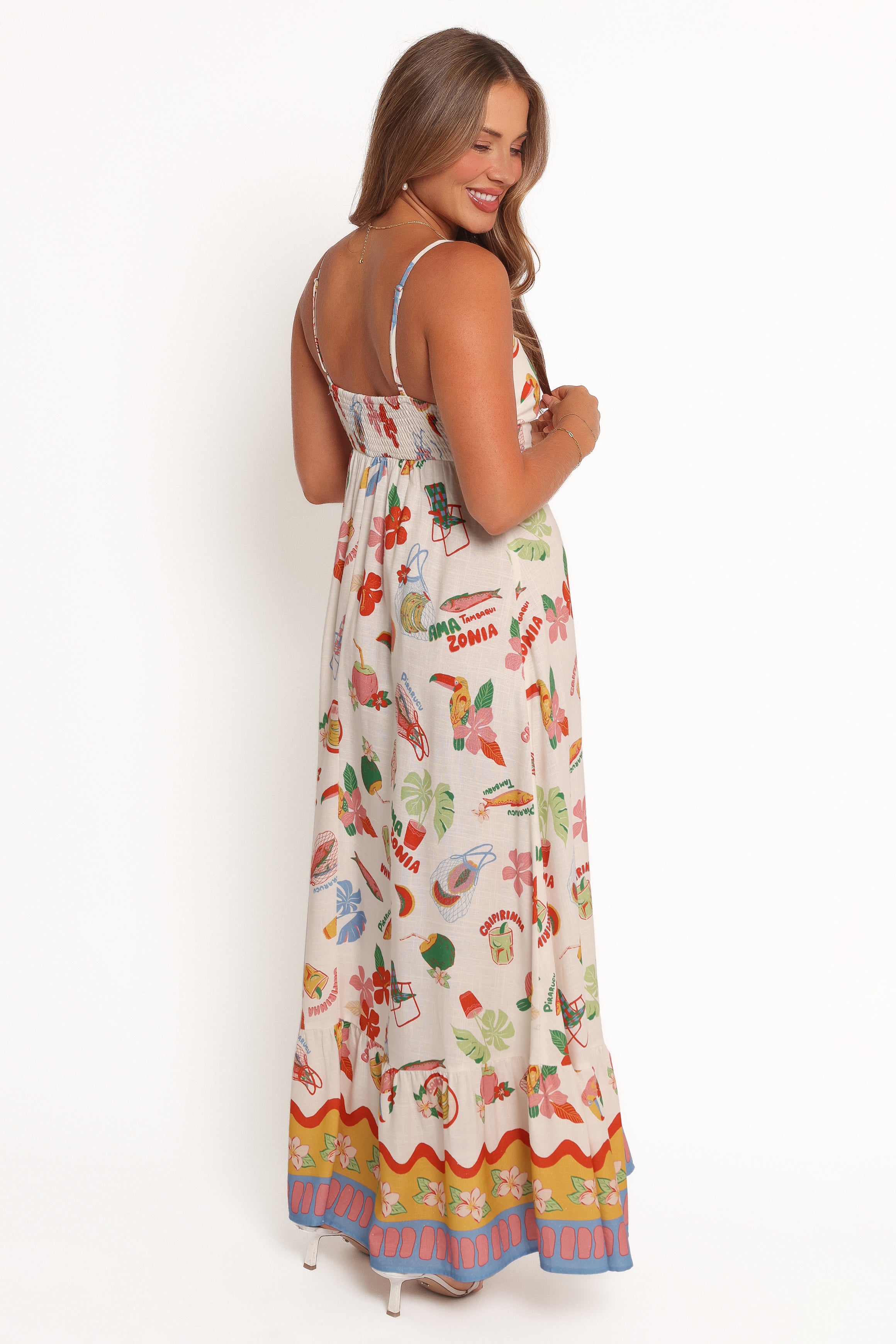 Else Maxi Dress for Women - Flowy Summer Beach Dress with Pockets, Alfresco Dining & Outdoor Occasions