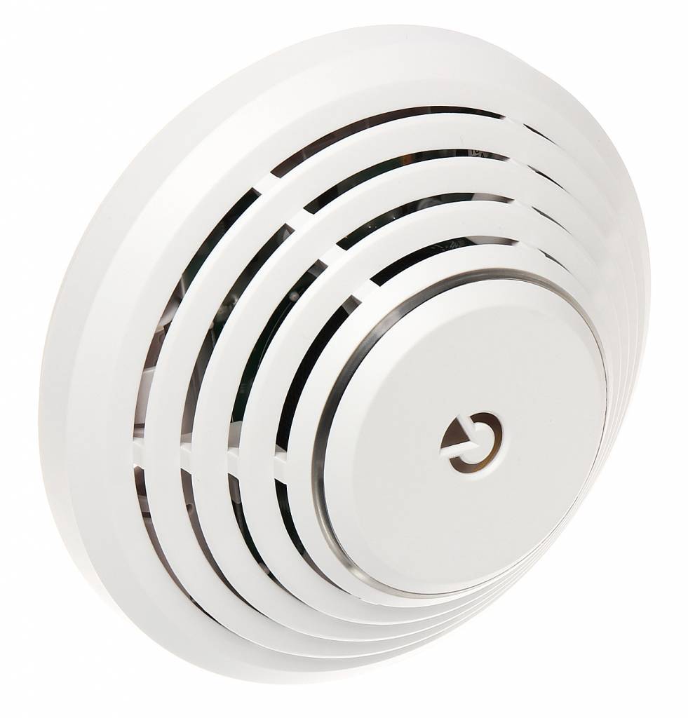 JA 111ST A BUS Combined Smoke and Heat Detector with Fire & Burglar Alarm Siren - Ideal for Home Security, Office Safety, and Commercial Building Protection