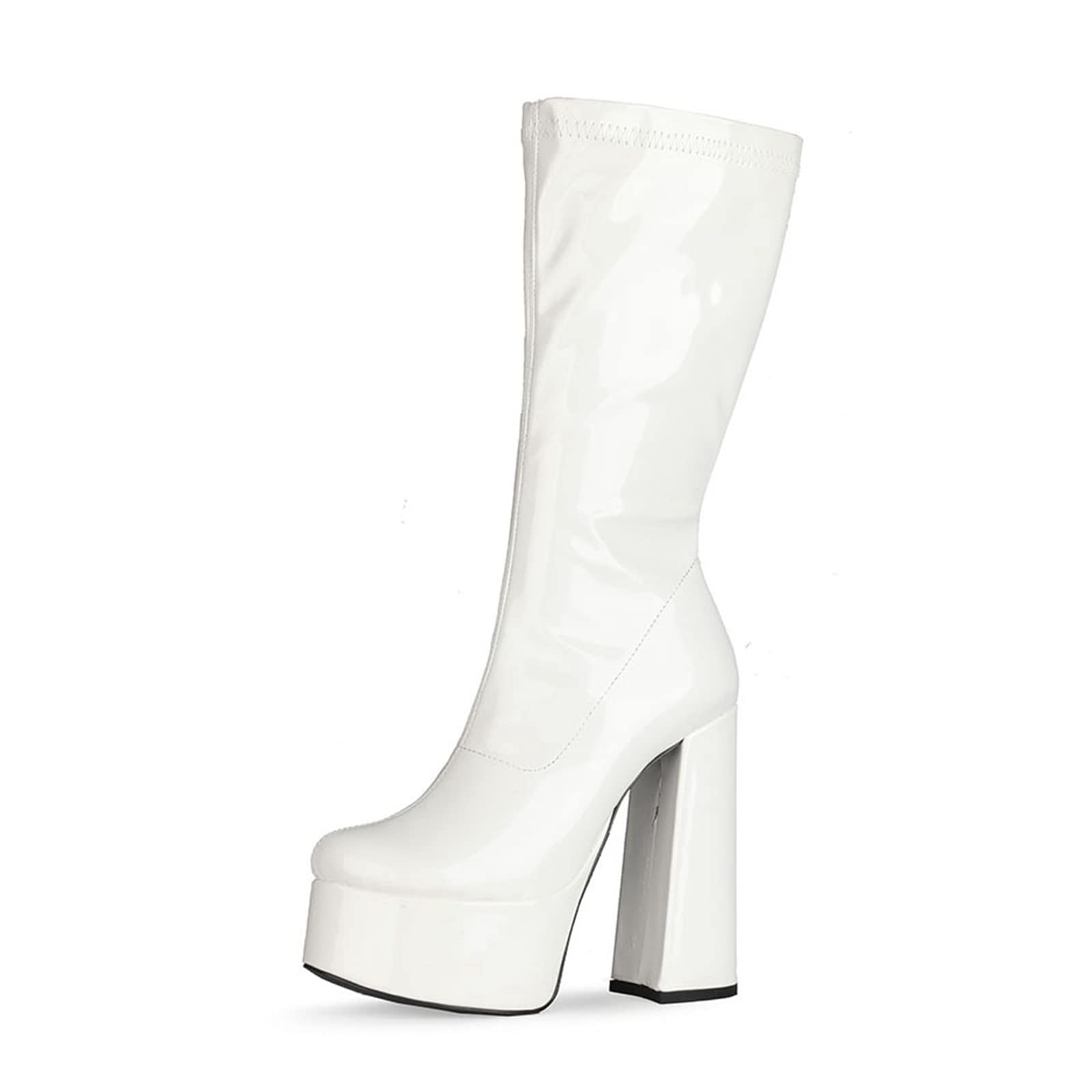 SeiteHuud Women's Fashion Knee High Platform Boots with Block Heel - Stylish Winter & Fall Boots for Women, Perfect for Office, Party & Casual Outfits