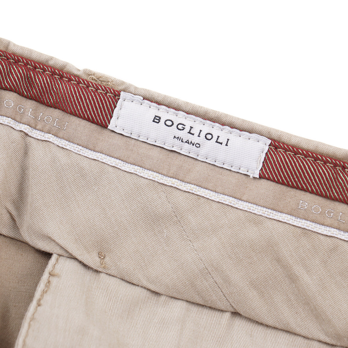 Boglioli Men's Slim Fit Cotton Chino Pants - Comfortable Casual Dress Pants for Office, Business & Everyday Wear