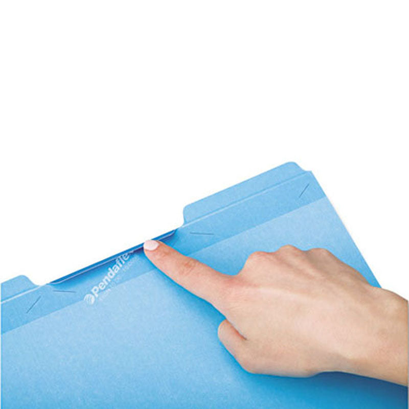 Reinforced File Folders with Ready Tabs - 3rd Cut Letter Size (50-Pack) - Perfect for Office, School & Home Organization