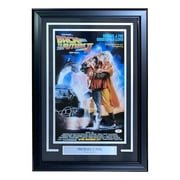 Michael J Fox Autographed Framed 11x17 Back To The Future Part II Movie Photo - PSA Certified - Perfect for Home Theater Decor & Sci-Fi Memorabilia Collection
