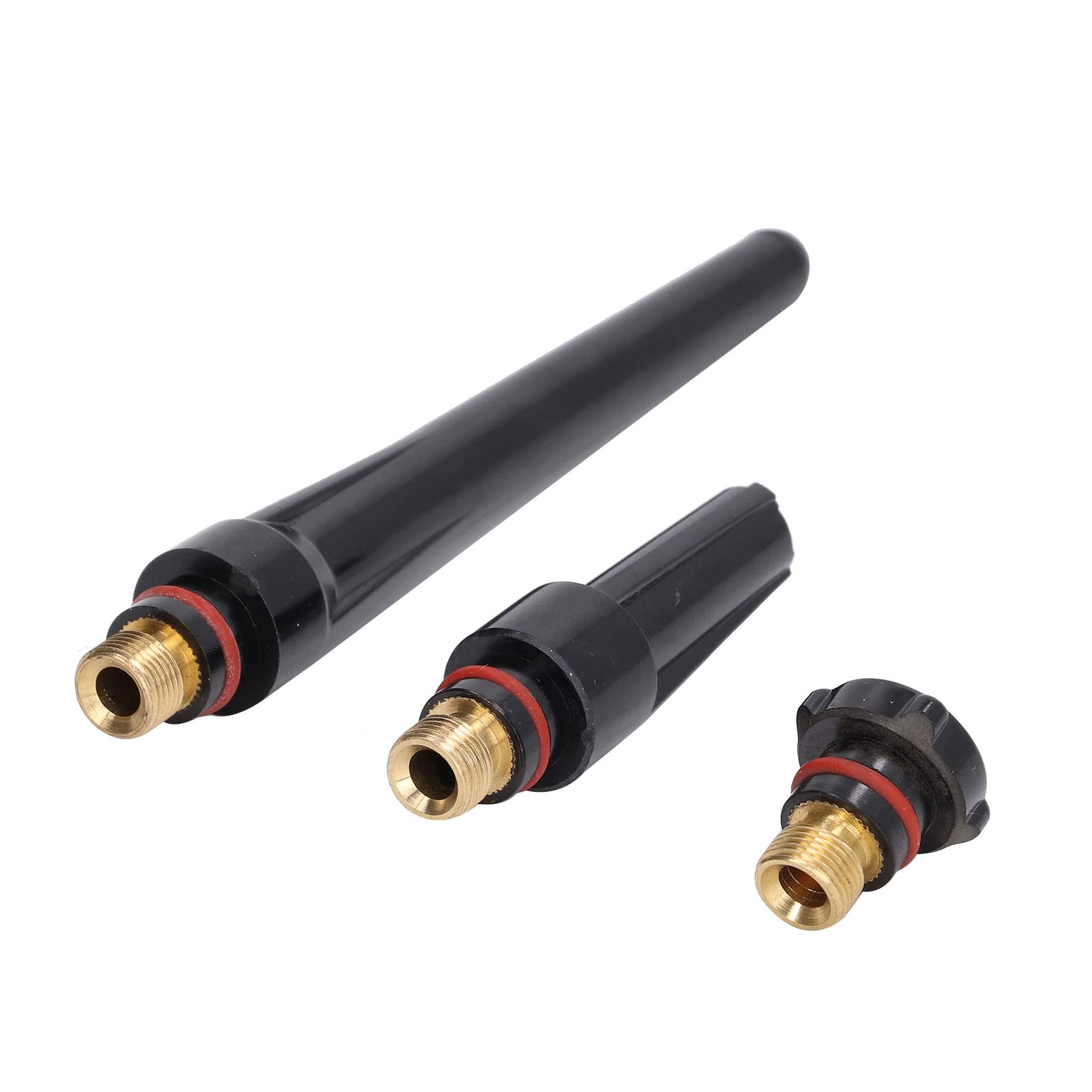 ABS Brass TIG Gas Lens Chuck Body - Compatible with WP-17, WP-18, WP-26 Torches - Durable Back Cups for Welding & Metal Fabrication - Perfect for MIG, TIG, and Arc Welding Projects