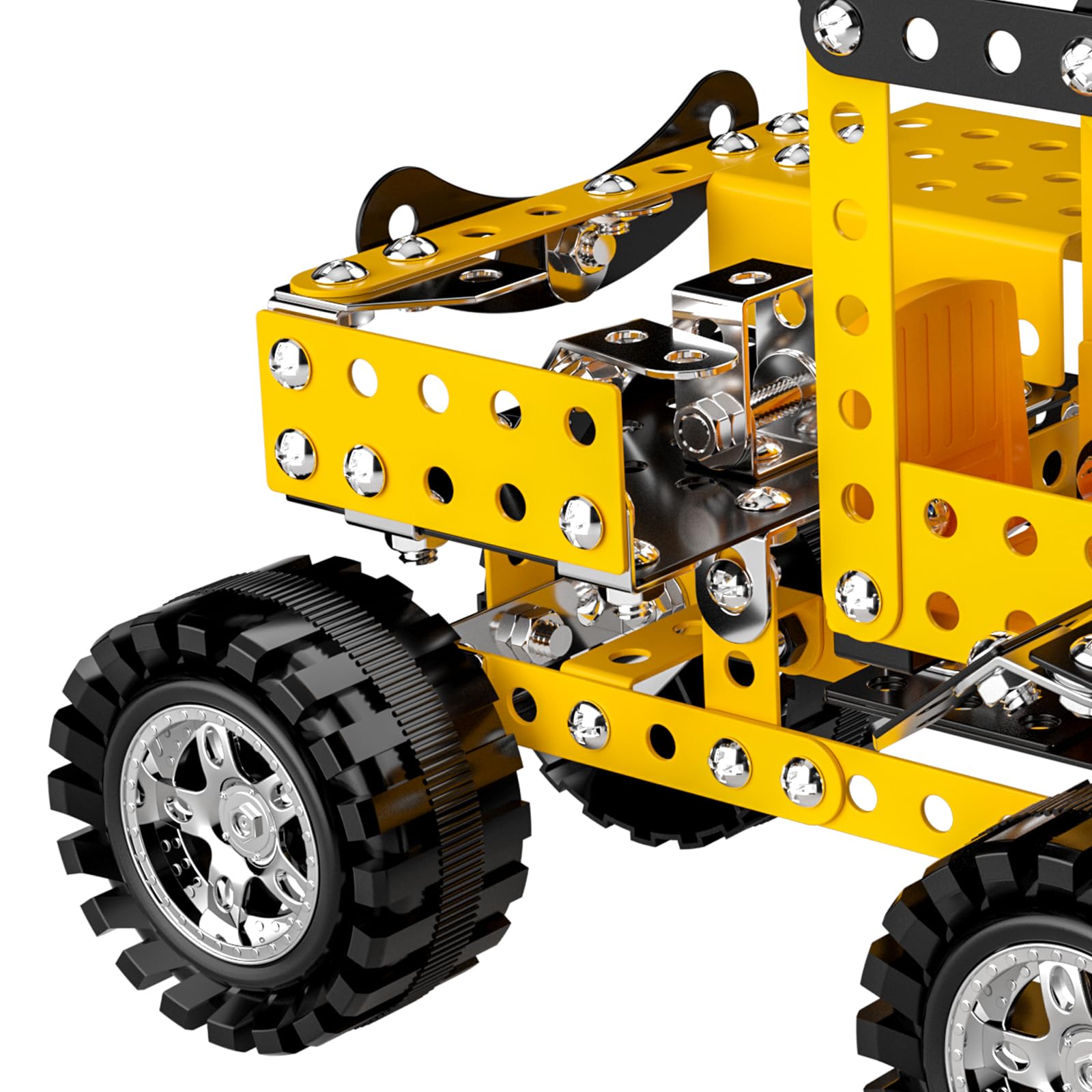 Lucky Doug STEM Building Toys for Kids Ages 8-12 - Metal Construction Model Kit with DIY Building Blocks | Educational Engineering Toys for Boys & Girls | Perfect for School Projects, Birthday Gifts & Creative Play