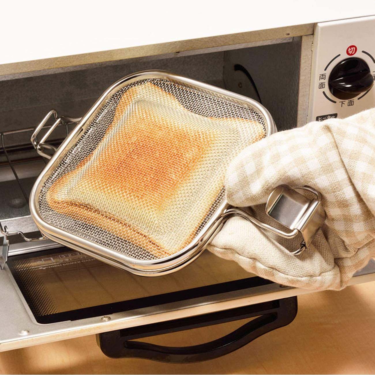 Stainless Steel Grilled Sandwich Maker - Non-Stick Panini Press for Perfect Toasted Sandwiches - Ideal for Home, Office, and Camping Use