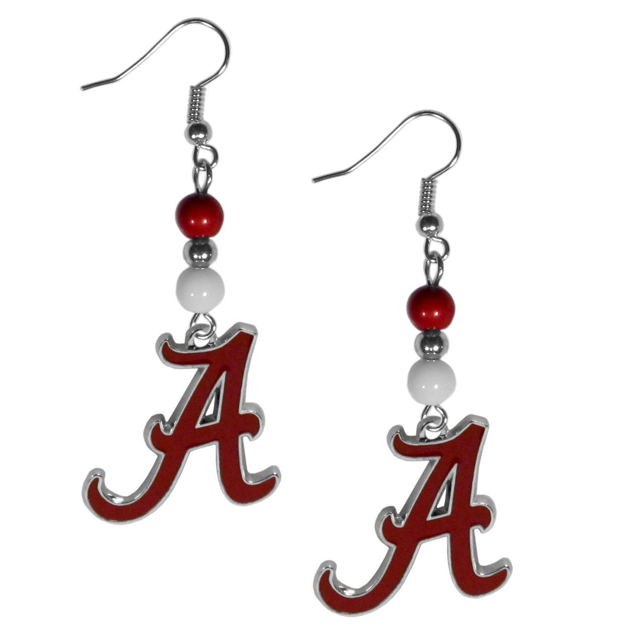 NCAA Fan Bead Dangle Earrings for Women - Stylish College Sports Jewelry - Perfect for Game Day, Tailgating & School Spirit Events