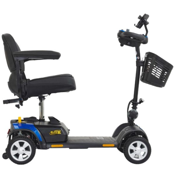 Golden Technologies Buzzaround XL 4-Wheel Mobility Scooter for Adults - Lightweight Electric Scooter with Comfortable Seat & Long Battery Life - Ideal for Shopping, Travel & Outdoor Activities