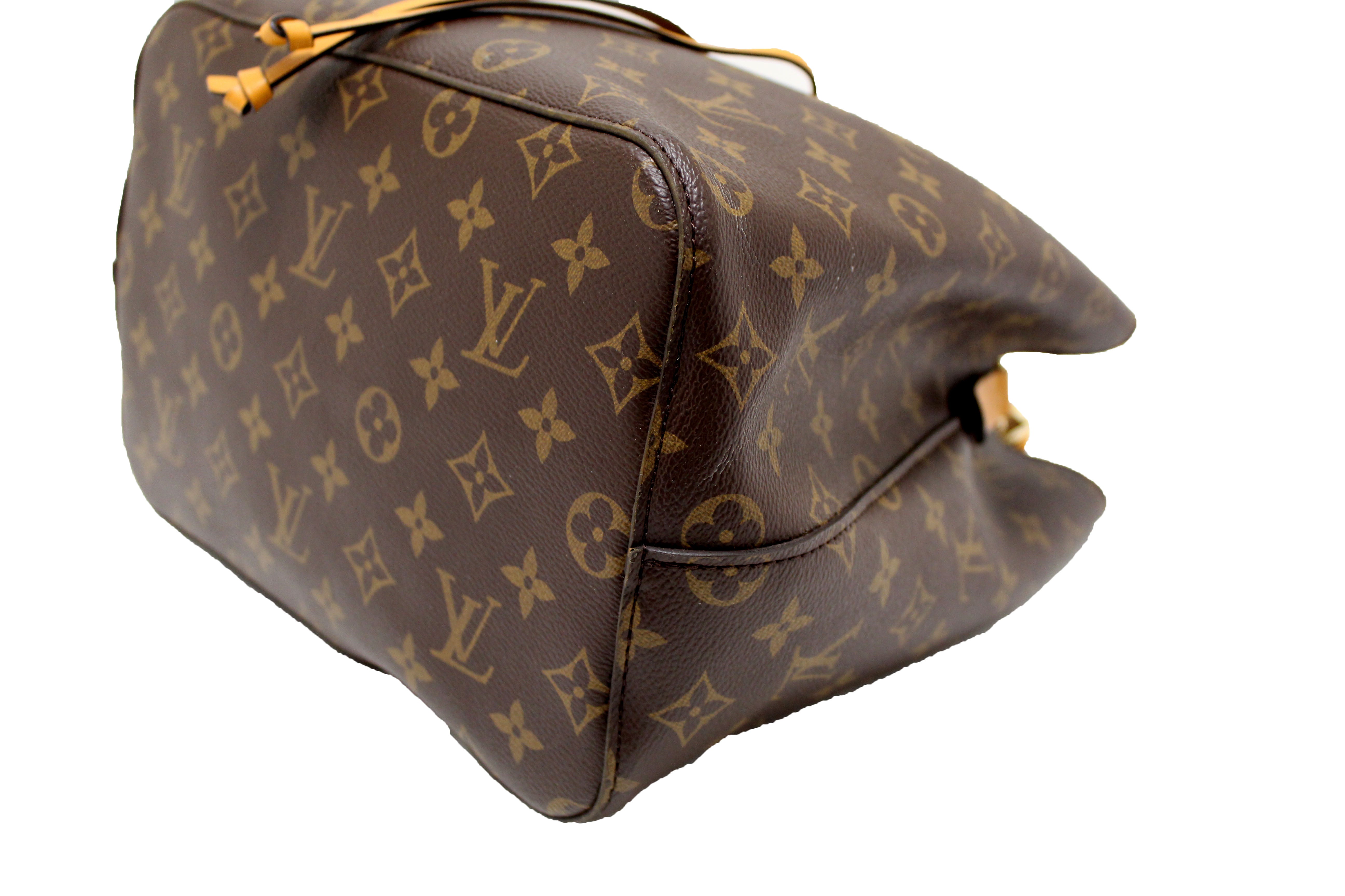 Authentic Louis Vuitton Classic Monogram Yellow NeoNoe Shoulder Bag for Women | Luxury Designer Handbag | Perfect for Work, Travel & Everyday Use