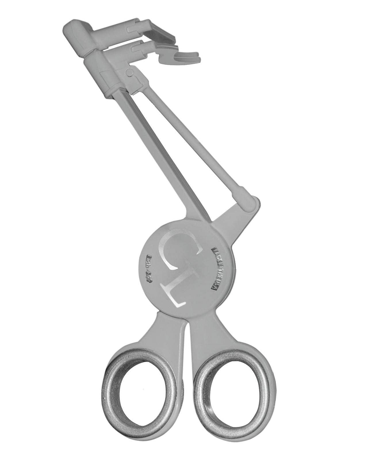 Professional Eyelash Applicator Kit - Conchita Eyelash Extension Tools with Tweezers & Mini Lash Curler - Silver Beauty Supplies for Salon & Home Use