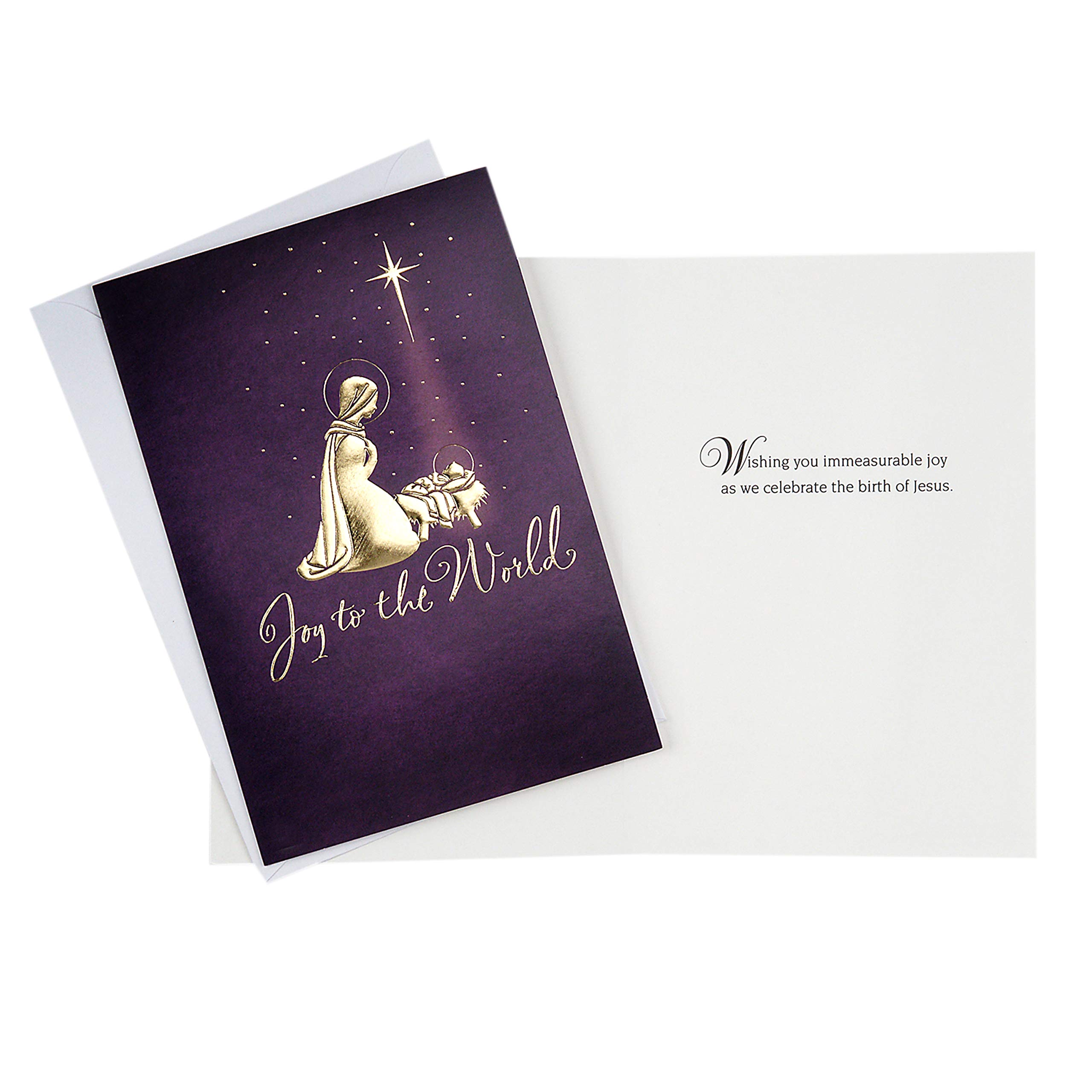 Hallmark Thomas Kinkade Christmas Card Set - 3 Designs, 24 Religious Holiday Cards with Envelopes & Image Arts Boxed Christmas Cards - 4 Designs, 24 Festive Greeting Cards | Perfect for Holiday Gifts, Church Events & Family Christmas Wishes