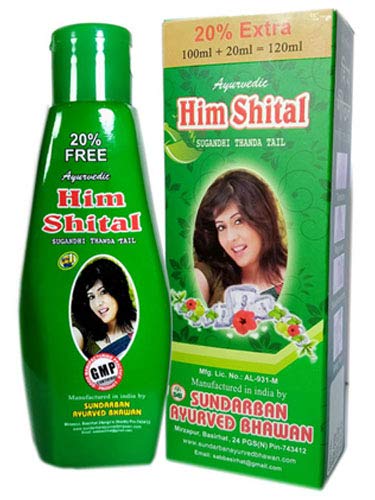 Himshital Cooling Oil for Hair & Scalp – Natural Ayurvedic Treatment for Dryness & Dandruff – Perfect for Daily Hair Care & Relaxation
