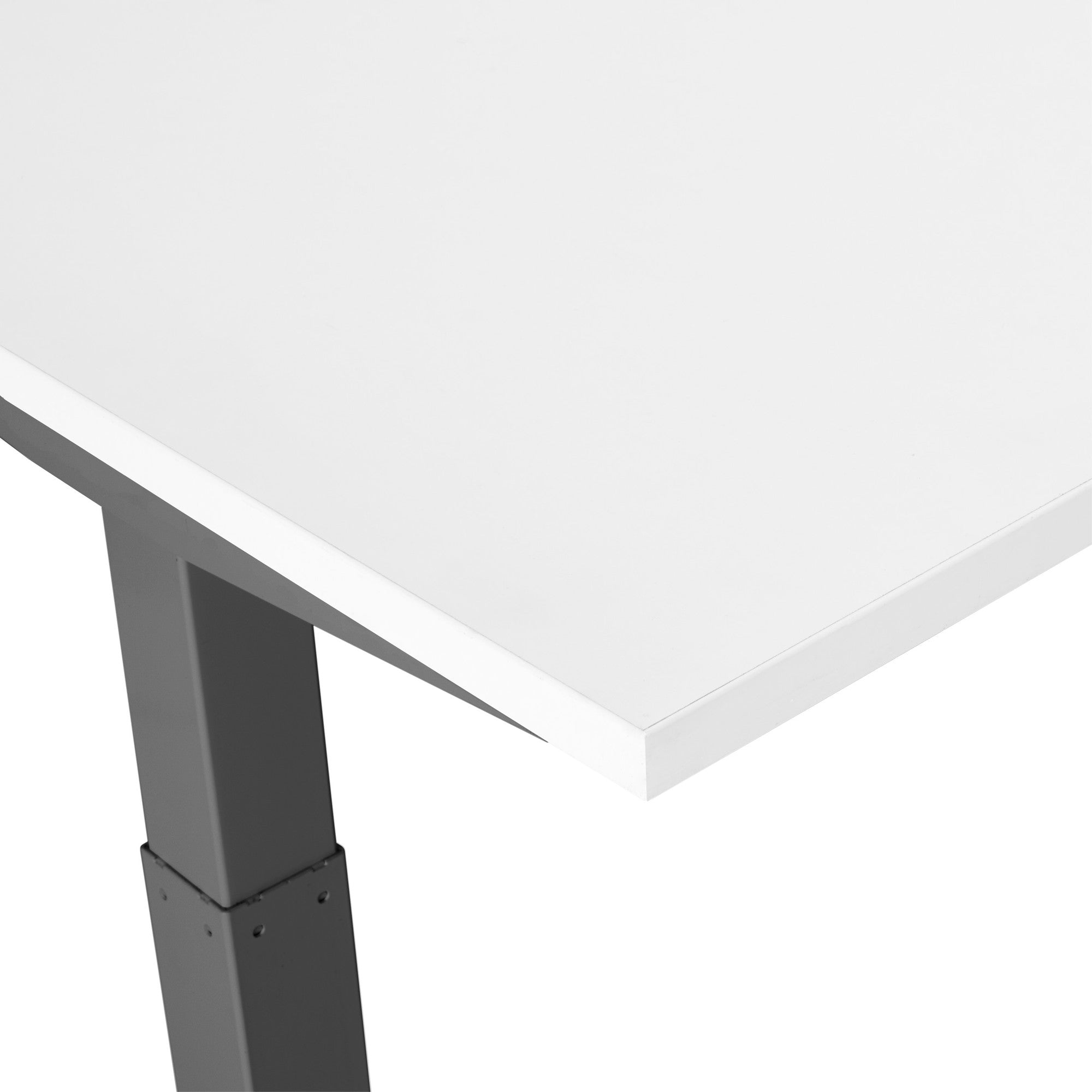 Adjustable Height Double Desk for 2 People - Series L Home Office Desk with Dual Workspace - Perfect for Shared Workspaces, Home Offices & Small Business Setups
