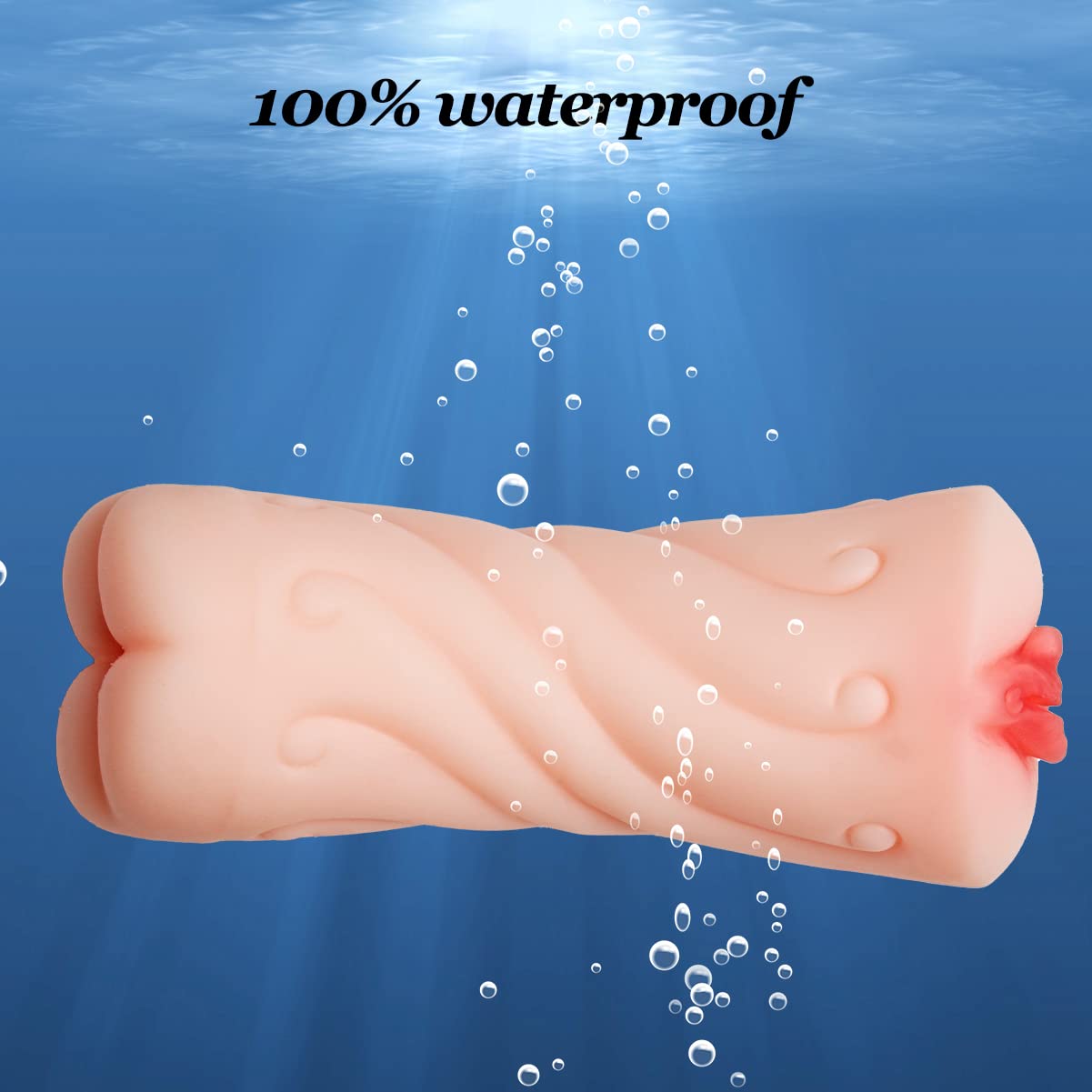 2 in 1 Realistic Male Masturbator - Lifelike Pocket Pussy with Tight Vagina Opening & Deep Muscle Texture - Portable Sex Toy for Men - Perfect for Travel, Solo Play & Discreet Pleasure