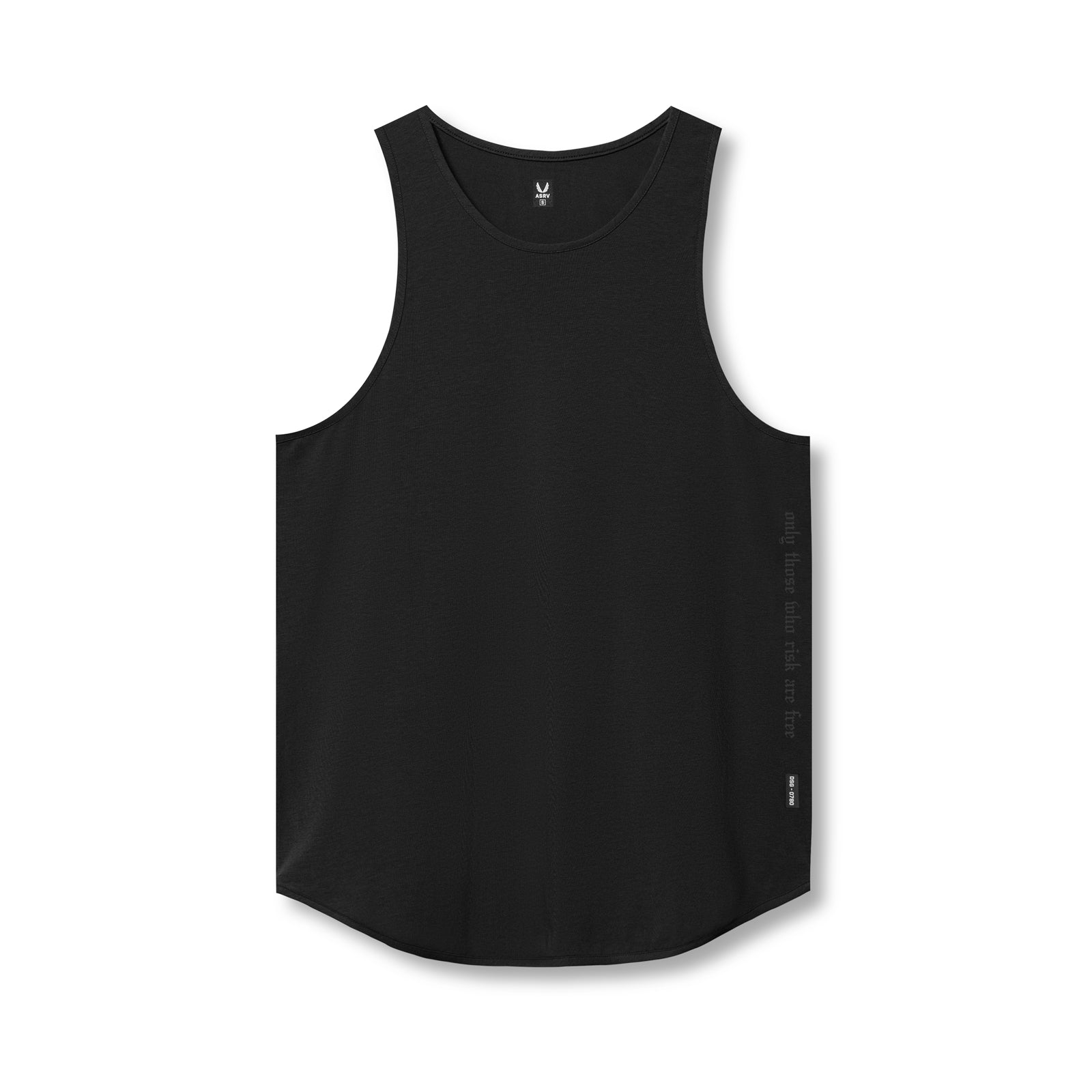 Premium Supima® Cotton Extended Length Tank Top for Women - Soft & Breathable - Dusk Black - Perfect for Yoga, Layering & Casual Wear