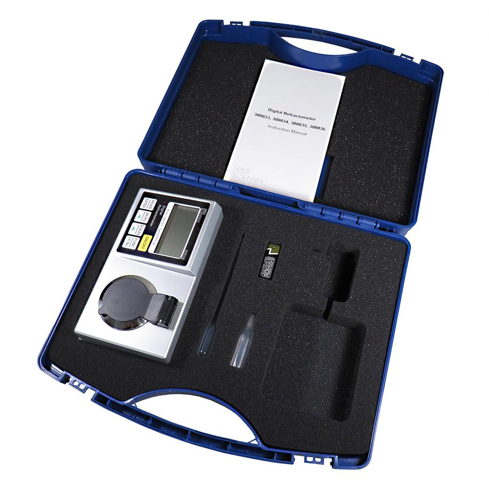 Professional Digital Refractometer for Clinical Use - Accurate Brix & Salinity Measurement - Ideal for Medical Labs, Brewing & Food Testing