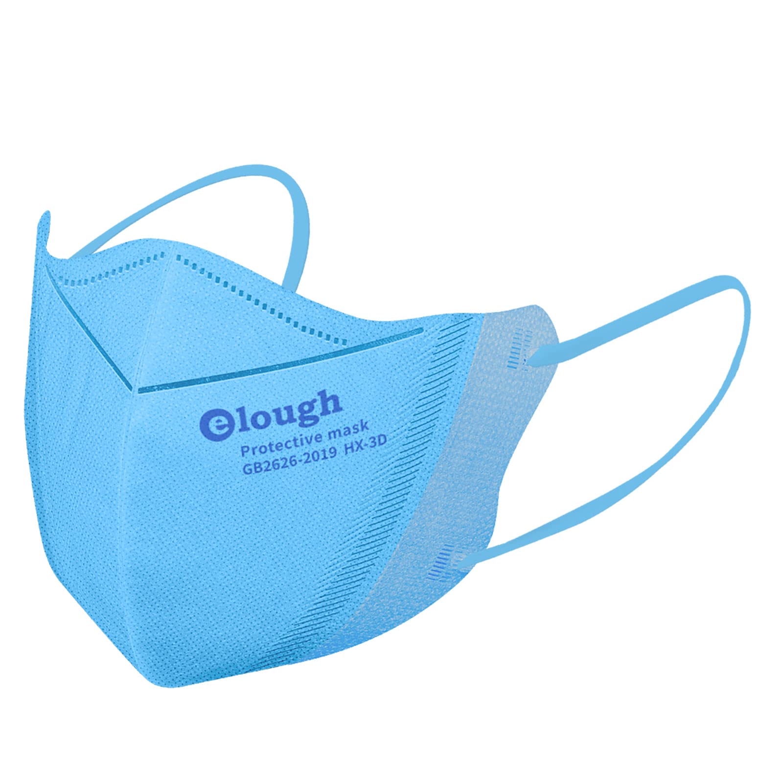 50/100Pcs Disposable Face Masks 4-Ply Breathable Adjustable Earloop for Adults - Black/White/Blue - Dust & Pollen Protection for Daily Use, Travel, Work