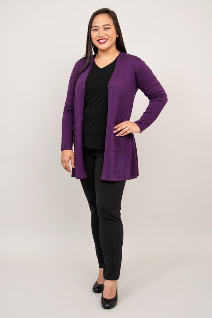 Justine Sweater Women's Bamboo Cotton Blend Knit Top - Soft & Breathable Royale Collection for Casual Wear & Office Outfits
