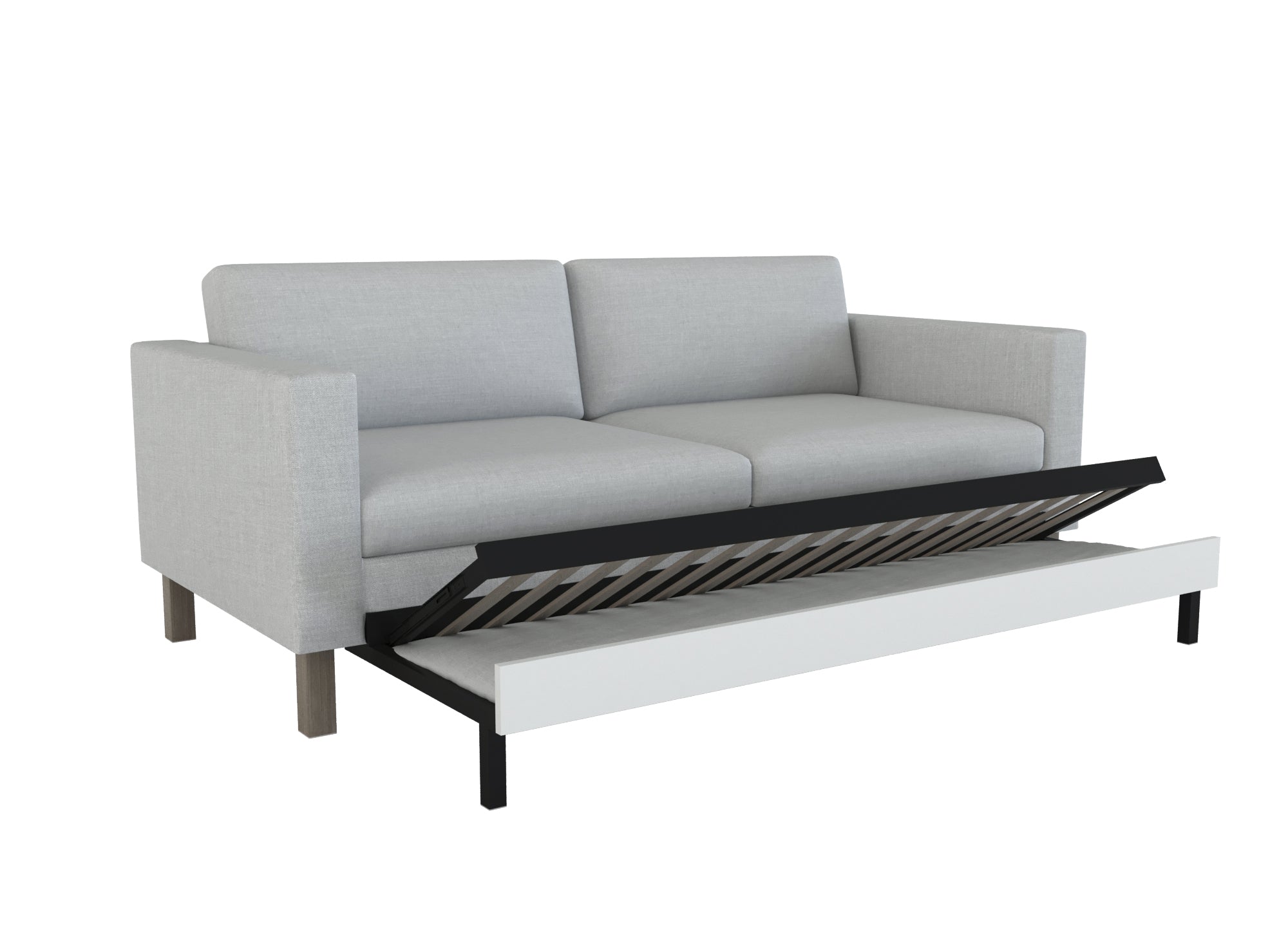 Karlstad 3-Seater Sofa Bed Cover - Stretchable Slipcover for Sleeper Sofa - Perfect for Living Room, Guest Room & Home Decor Protection