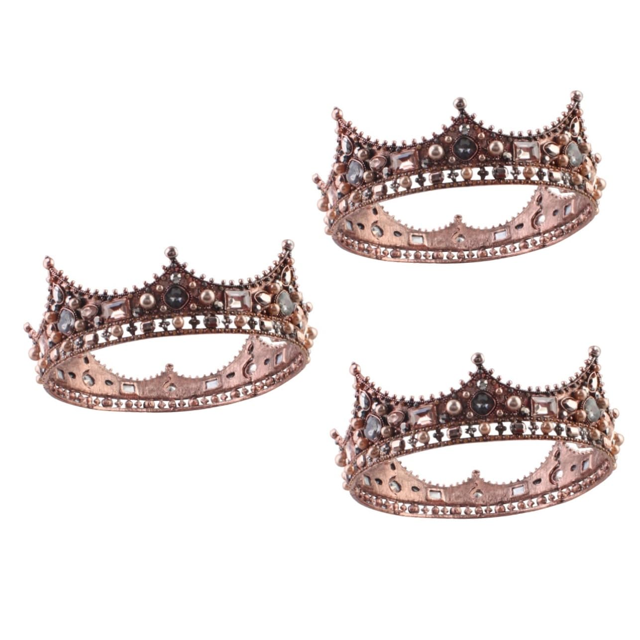 Beavorty 2-Piece Rhinestone Crystal Wedding Tiara Set - Elegant Bridal Headpiece with Pearls for Bride | Perfect for Weddings, Prom, Pageants & Special Occasions