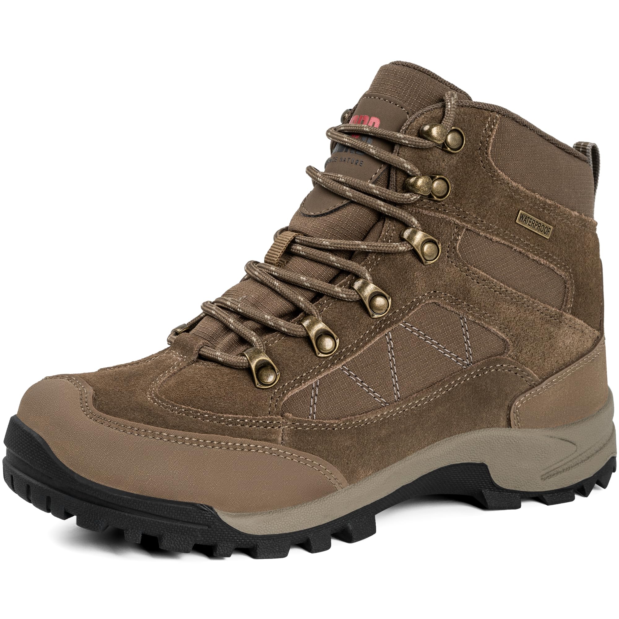 **R CORD Women's Waterproof Hiking Boots with Ankle Support – Breathable, Non-Slip & Durable for Backpacking, Trekking & Outdoor Adventures**