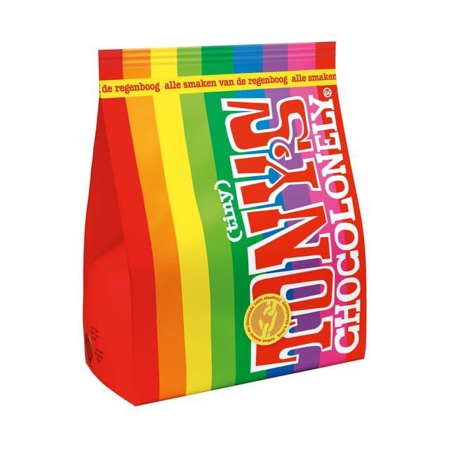 Tony's Chocolonely Tiny Mix Chocolate Bar - 4.76oz (135g) - Fair Trade, Dairy-Free, Vegan-Friendly - Perfect for Gifts, Snacking & Baking