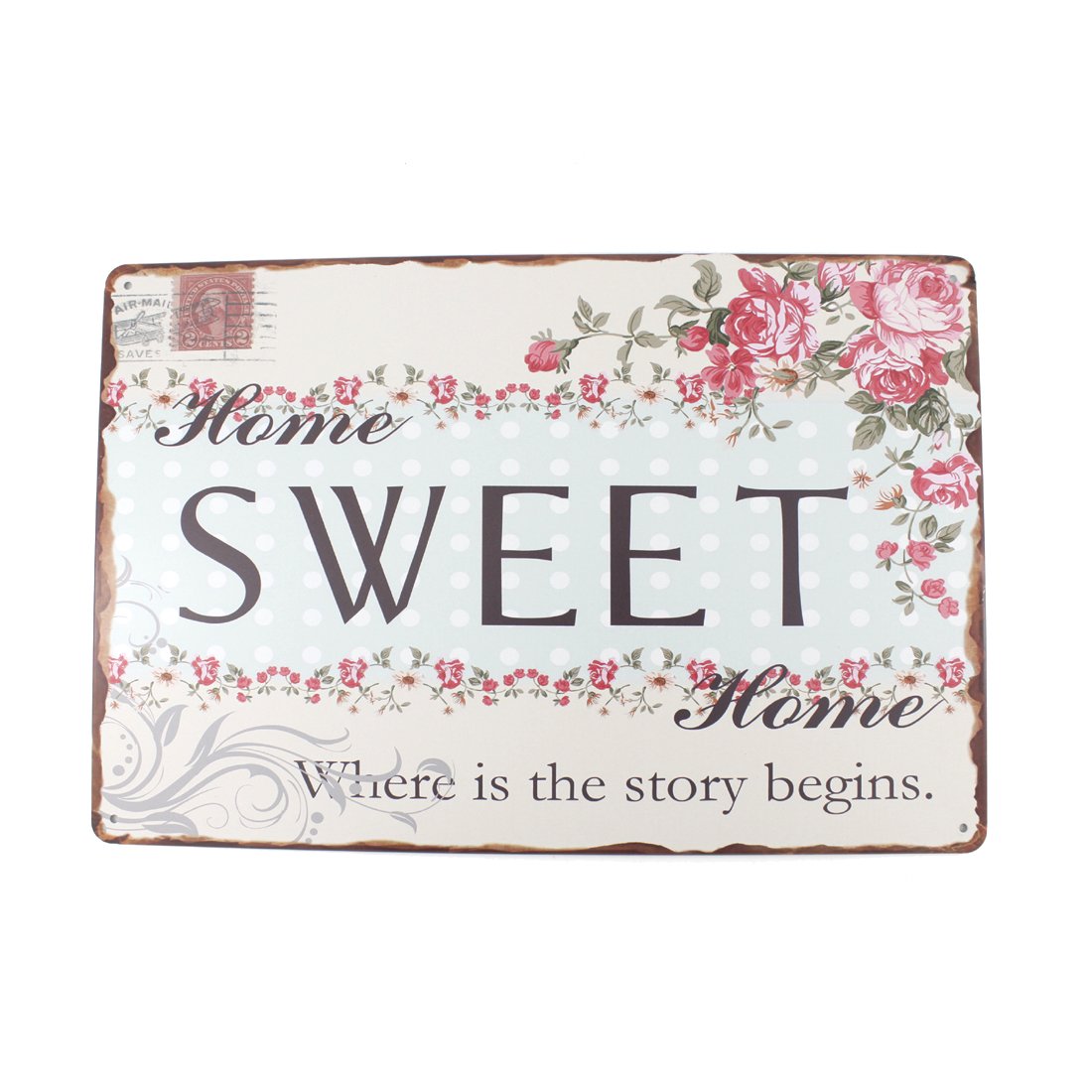 12x8 Inches Vintage Metal Tin Sign for Pub, Bar & Home Wall Decor - 