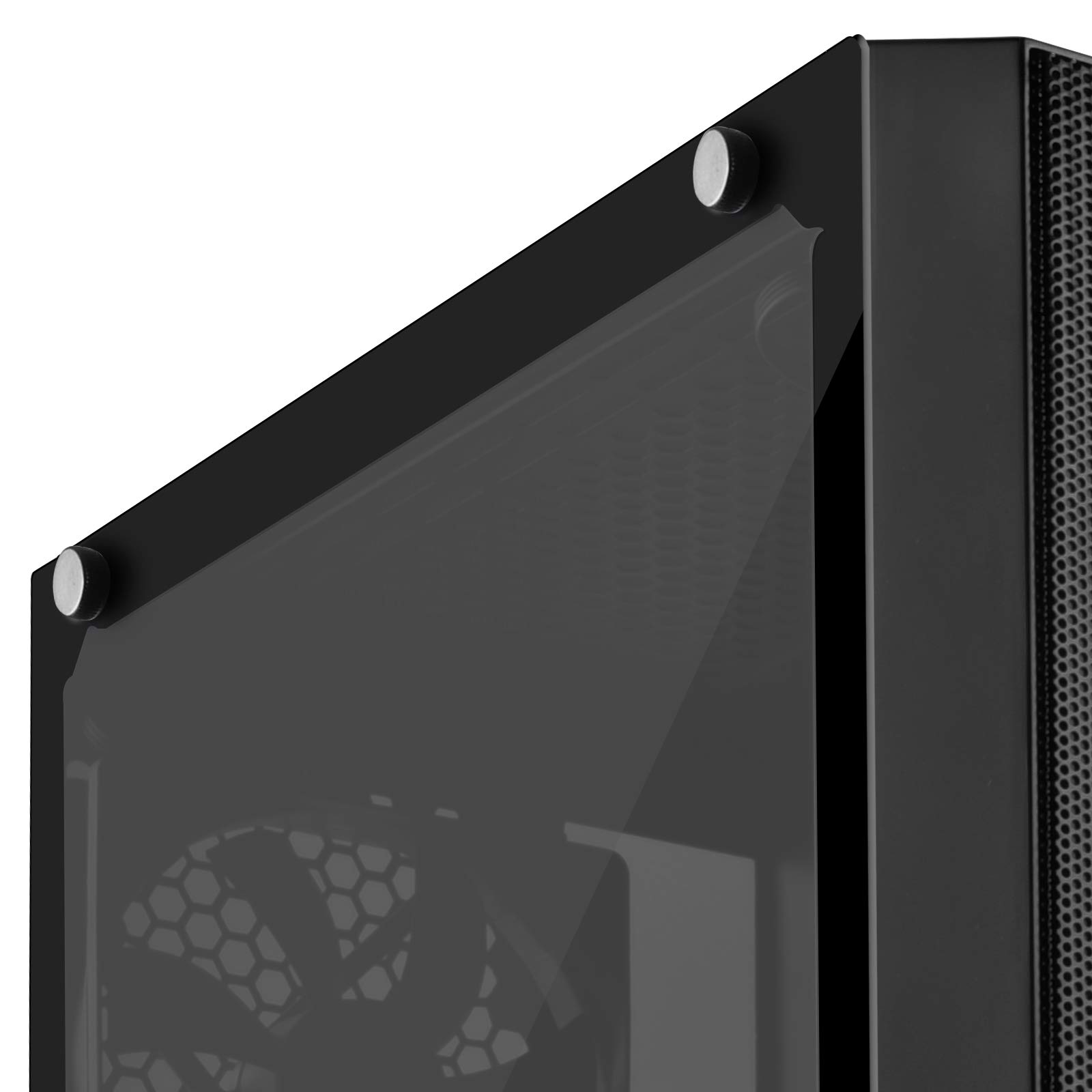 SilverStone Technology PS15 PRO Micro-ATX PC Case - Compact Tower Chassis with Excellent Airflow & Cooling Performance, Tempered Glass Side Panel (SST-PS15B-PRO) - Perfect for Gaming Rigs, Home Office & Small Form Factor Builds